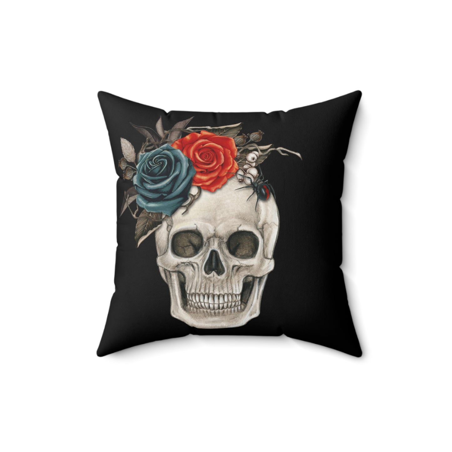 Halloween Pillow - Halloween Throw Pillow - Halloween Fall Pillow - Fall Pillow - Skeleton Pillow