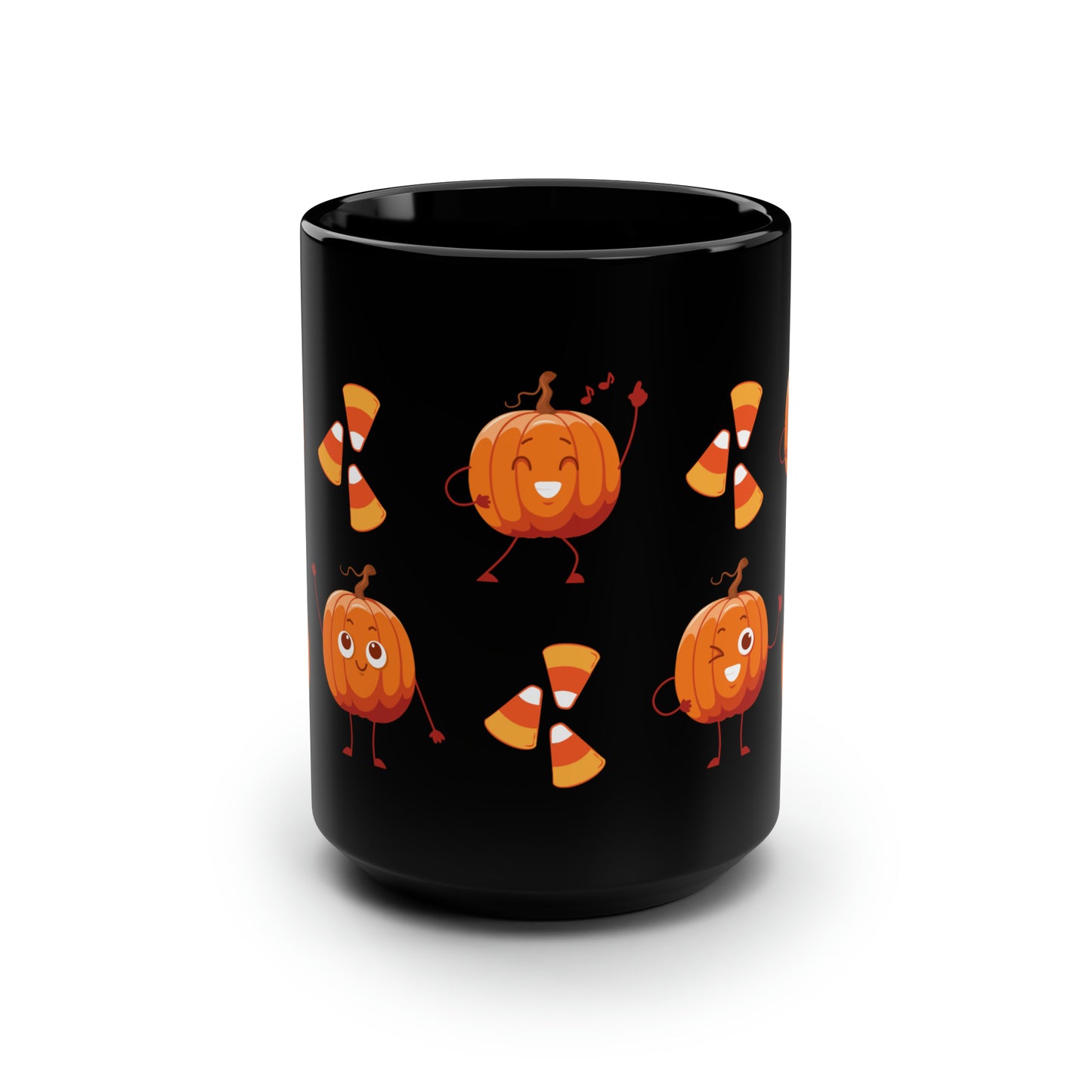 Halloween Mug - Funny Coffee Mug - Ceramic Mug - Gift for Him - Gift for Her - Black Mug, 15oz