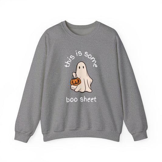 This Is Some Boo Sheet Sweatshirt, Halloween Sweatshirt, Retro Halloween Kids Shirt, Ghost Shirt,Boo Sheet Shirt,Funny Halloween Ghost Shirt