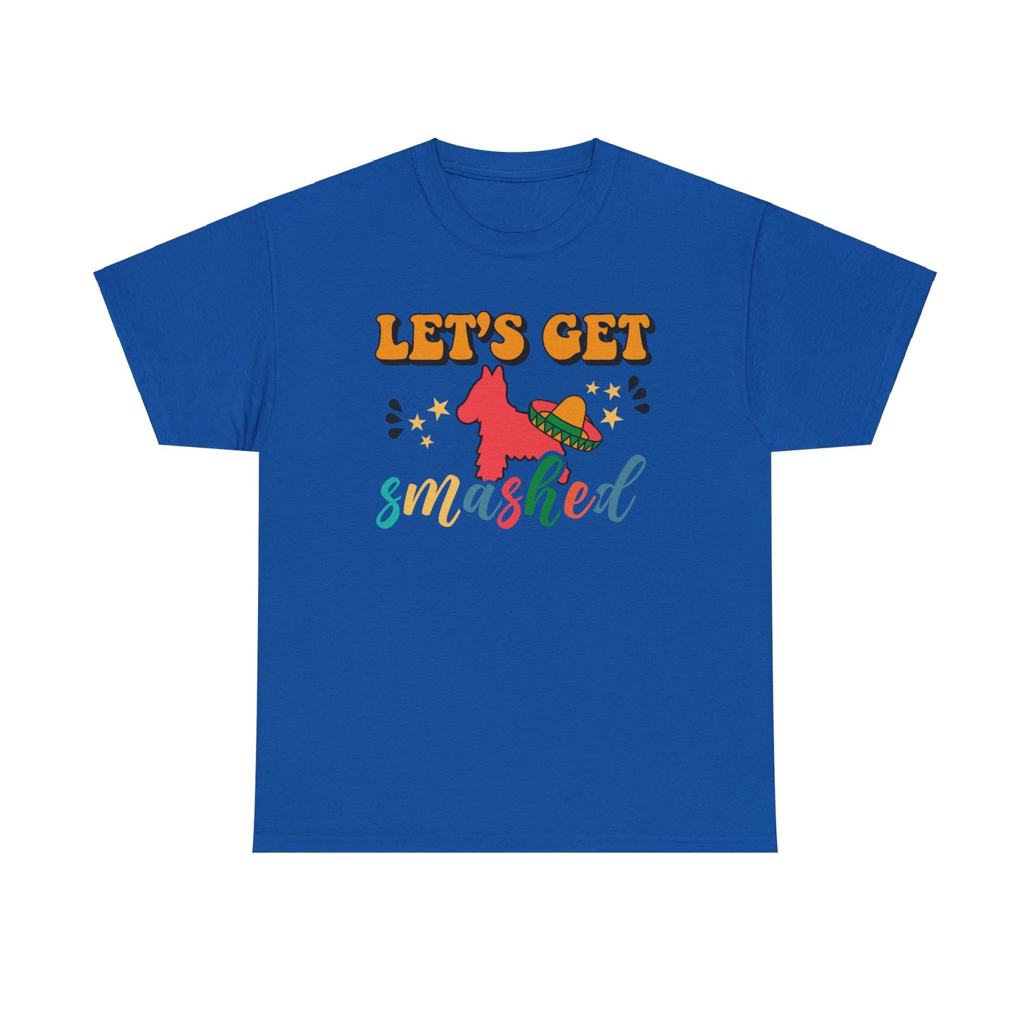 Let's Get Smashed Cinco de Mayo Tshirt, Funny Pinata Tee for Fiesta Lovers, Party Shirt, Let's Get Smashed Tee with Pinata Design