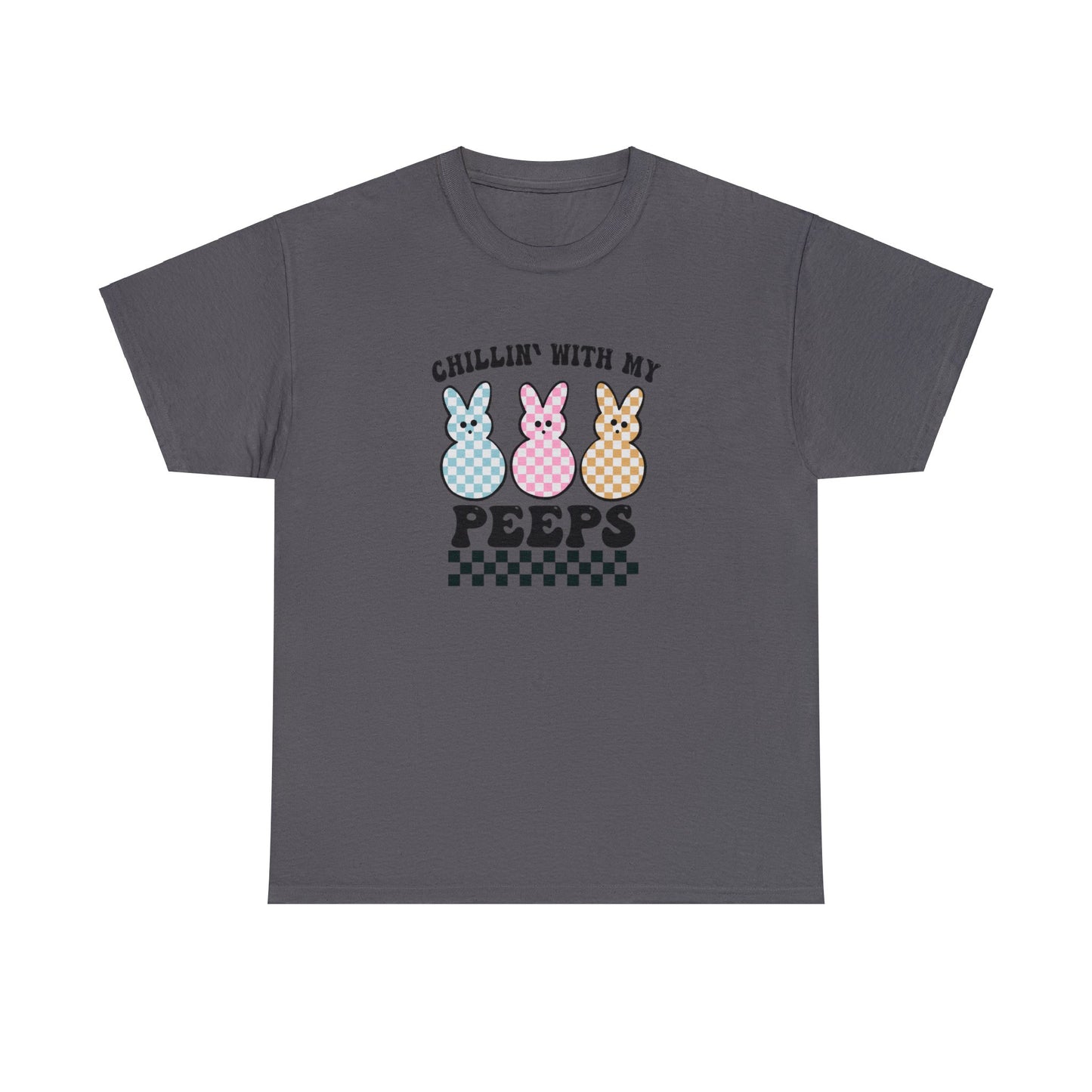 Chillin With My Peeps shirt, Cute Easter Peeps Shirt, Trendy Easter Day Outfit, Peeps Holiday Shirt, Easter Family shirt, Fun Easter Tee