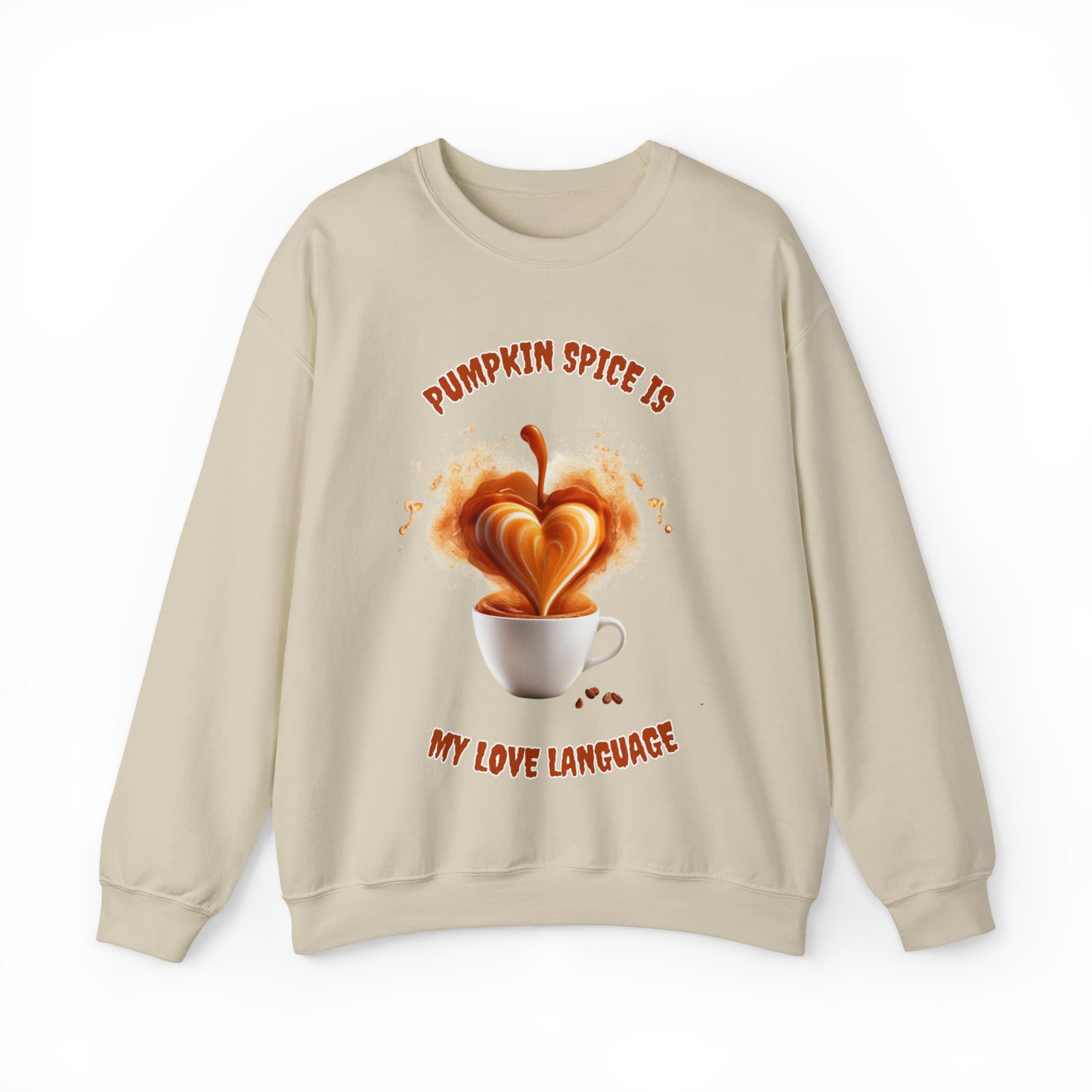 Pumpkin Spice is My Love Language, Retro Sweatshirt, Cute Sweatshirt, Halloween Sweatshirt, Womens' Halloween, Spooky Sweatshirt, Halloween