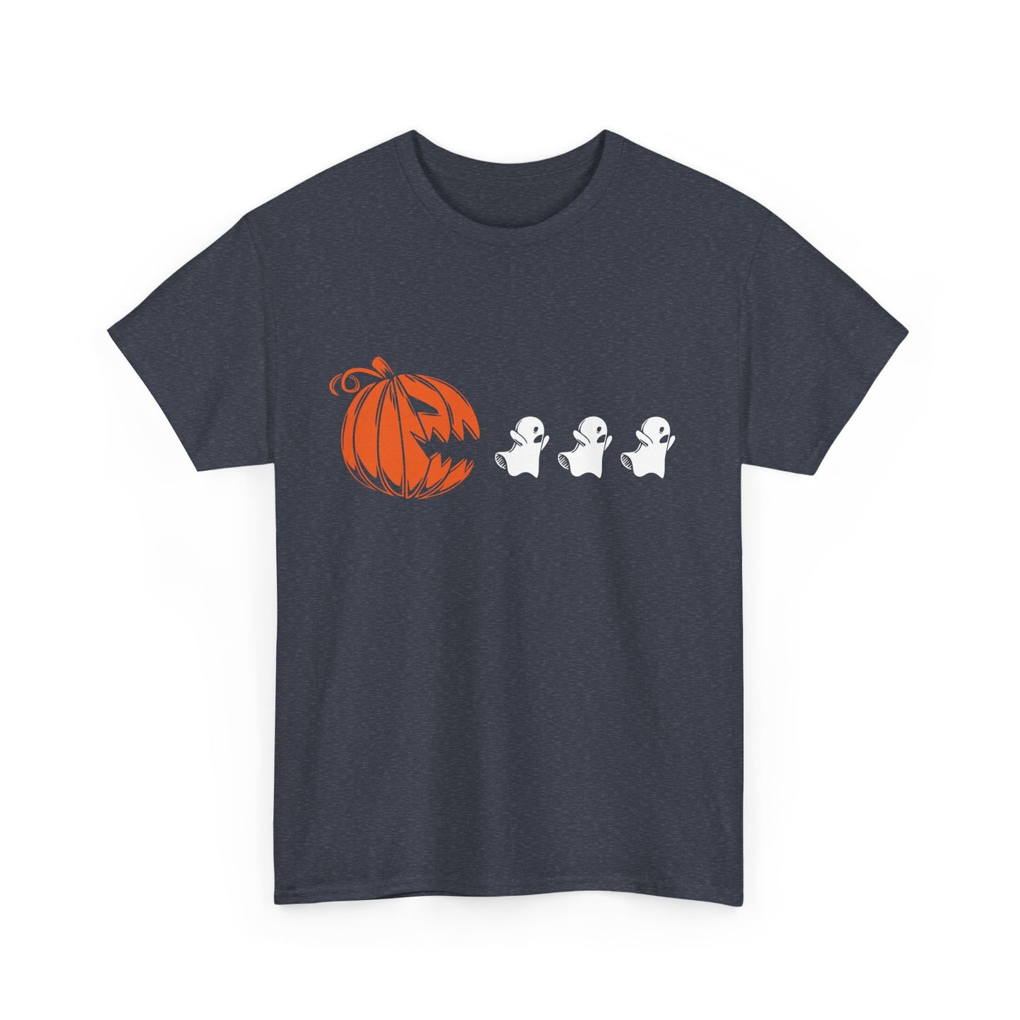 Jack O Lantern Shirt, Halloween Ghost Necklace, Spooky Shirt, Pumpkin Sweater, Scary Tee Shirt, Creepy Shirt, Fall Shirt