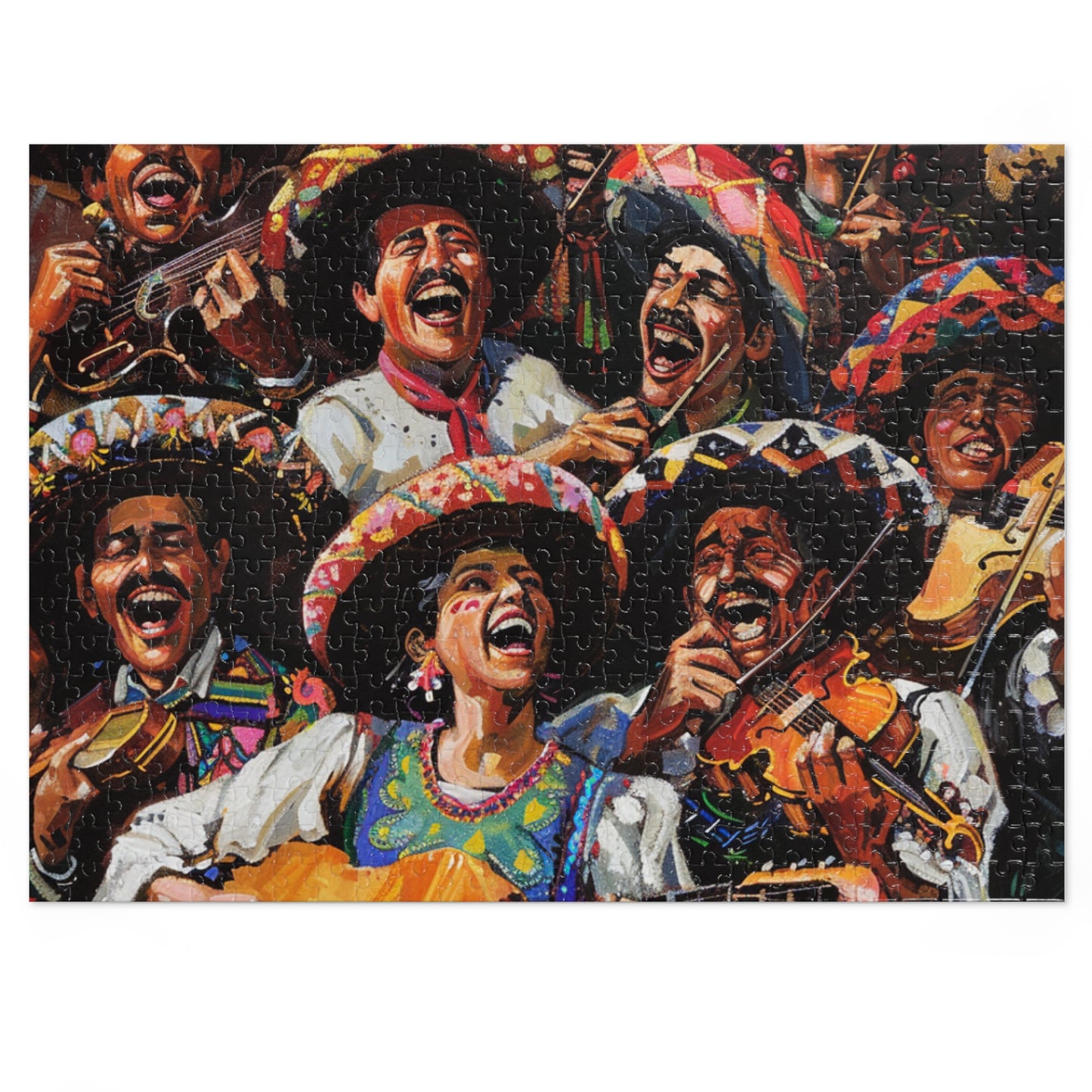 Cinco de Mayo Mariachi Band Puzzle - Fun and Festive Activity, Colorful Puzzle Perfect for Celebration, 30, 110, 252, 500, and 1000-piece