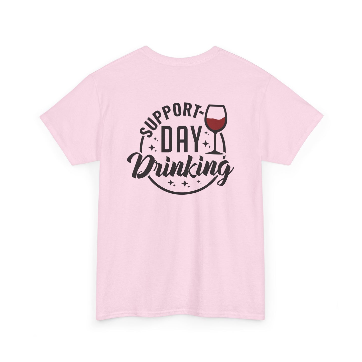 Support Day Drinking Graphic Tee - Cheers to Summer Sunrise Cocktails, Funny Support Day Drinking Tshirt - Novelty Tee for Happy Hour Lovers