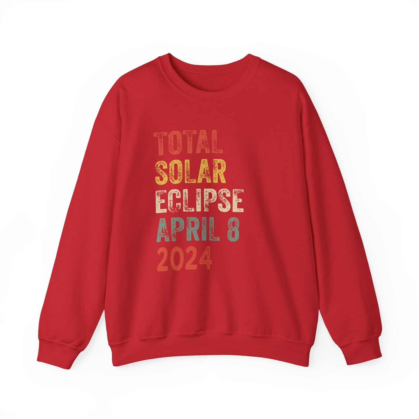 Total Solar Eclipse Apr 8 2024 Sweatshirt - Commemorate the Celestial Spectacle, Total Solar Eclipse 2024 Shirt, Solar Eclipse Souvenir Gift