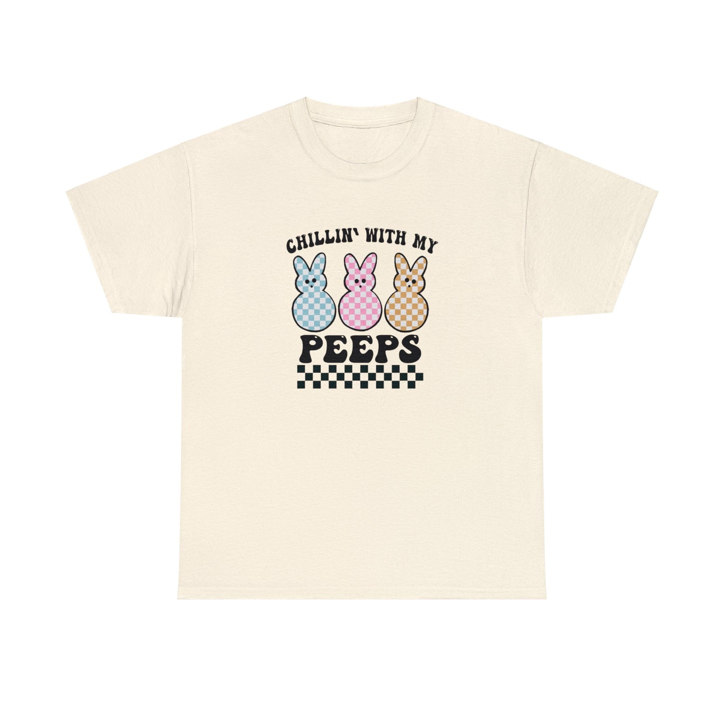 Chillin With My Peeps shirt, Cute Easter Peeps Shirt, Trendy Easter Day Outfit, Peeps Holiday Shirt, Easter Family shirt, Fun Easter Tee