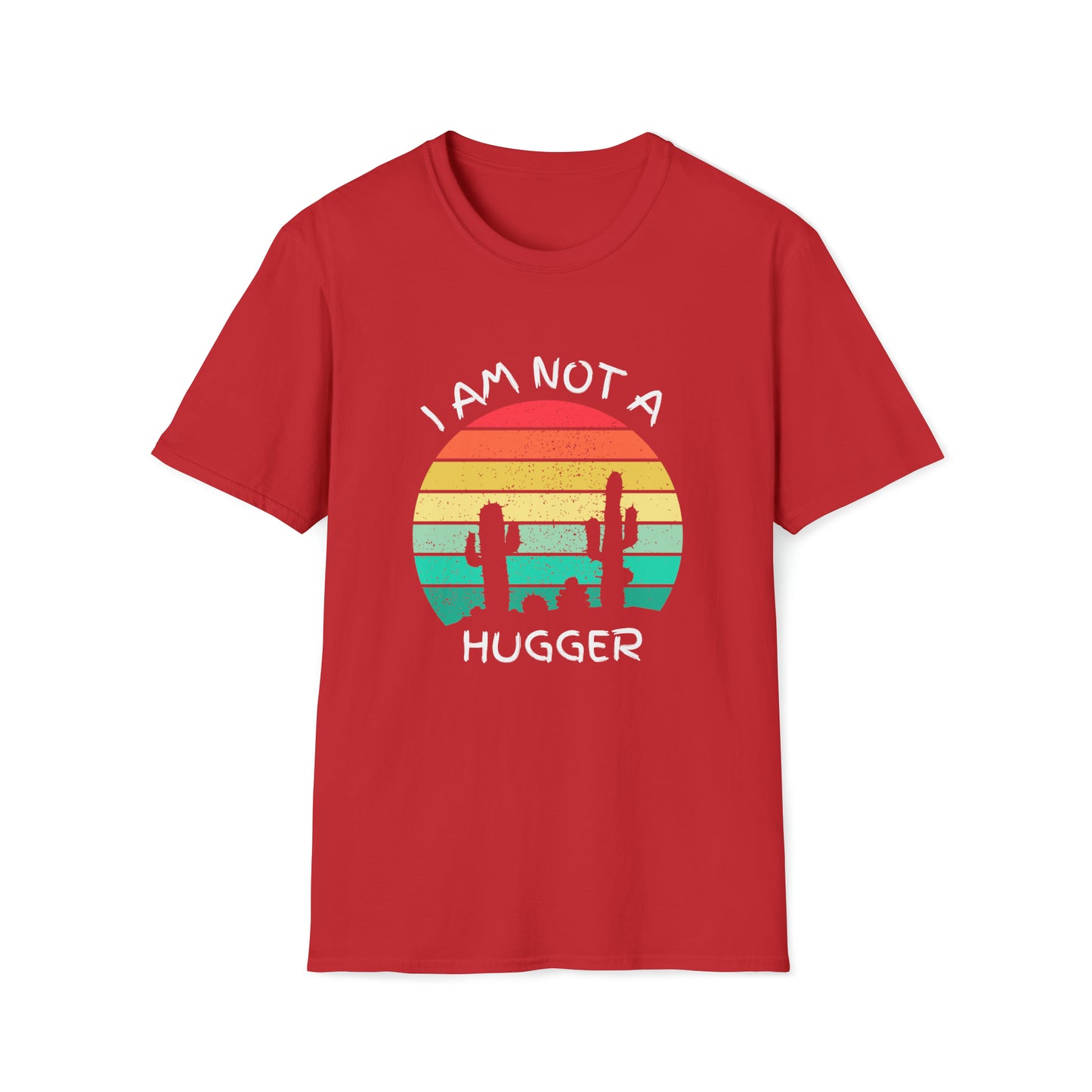 I'm Not A Hugger Tshirt, I'm Not A Hugger Shirt, Cactus Shirt, Sarcastic Tee, Hugger Shirt, Cactus Lover Gift, Gardening Shirt, Not A Hugger