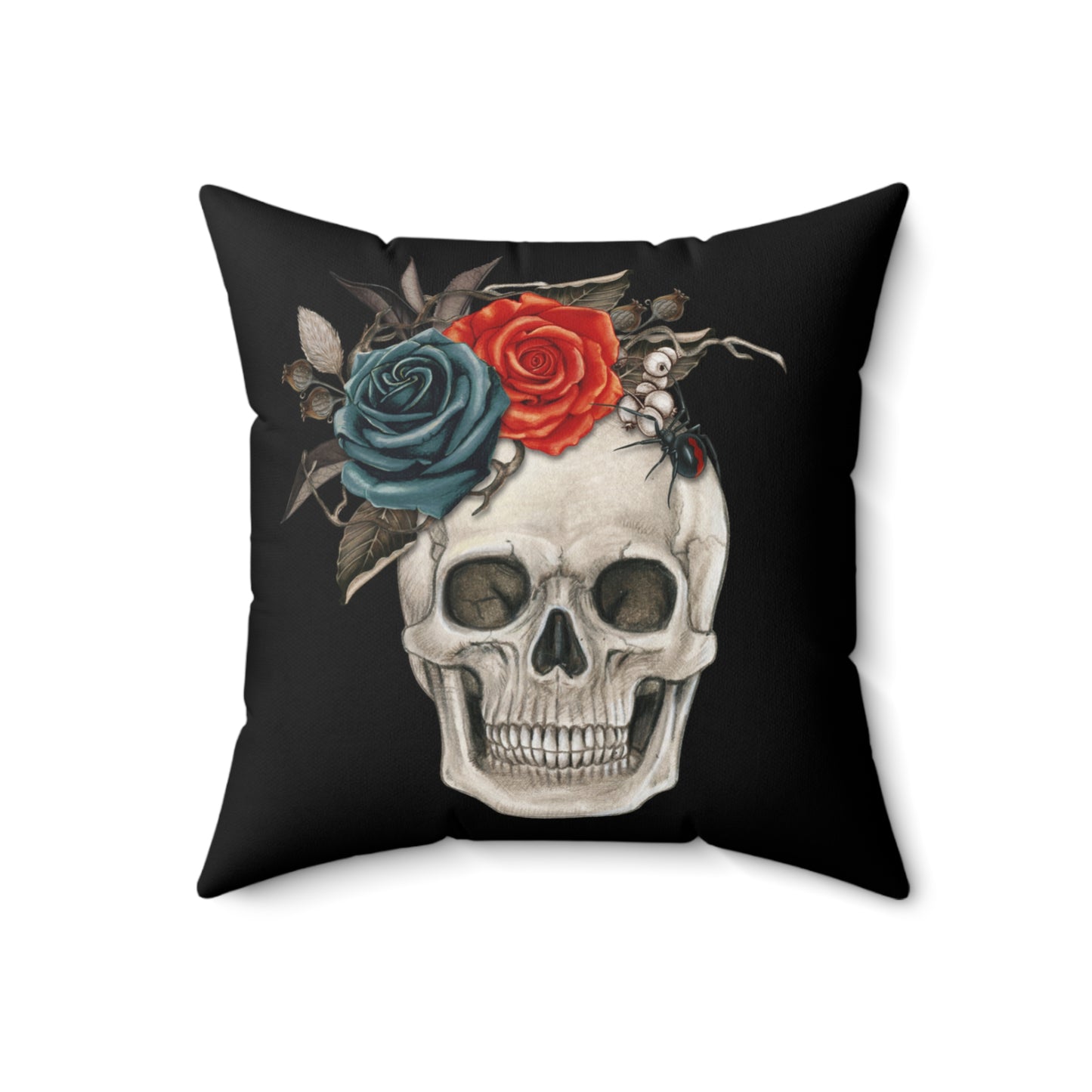 Halloween Pillow - Halloween Throw Pillow - Halloween Fall Pillow - Fall Pillow - Skeleton Pillow