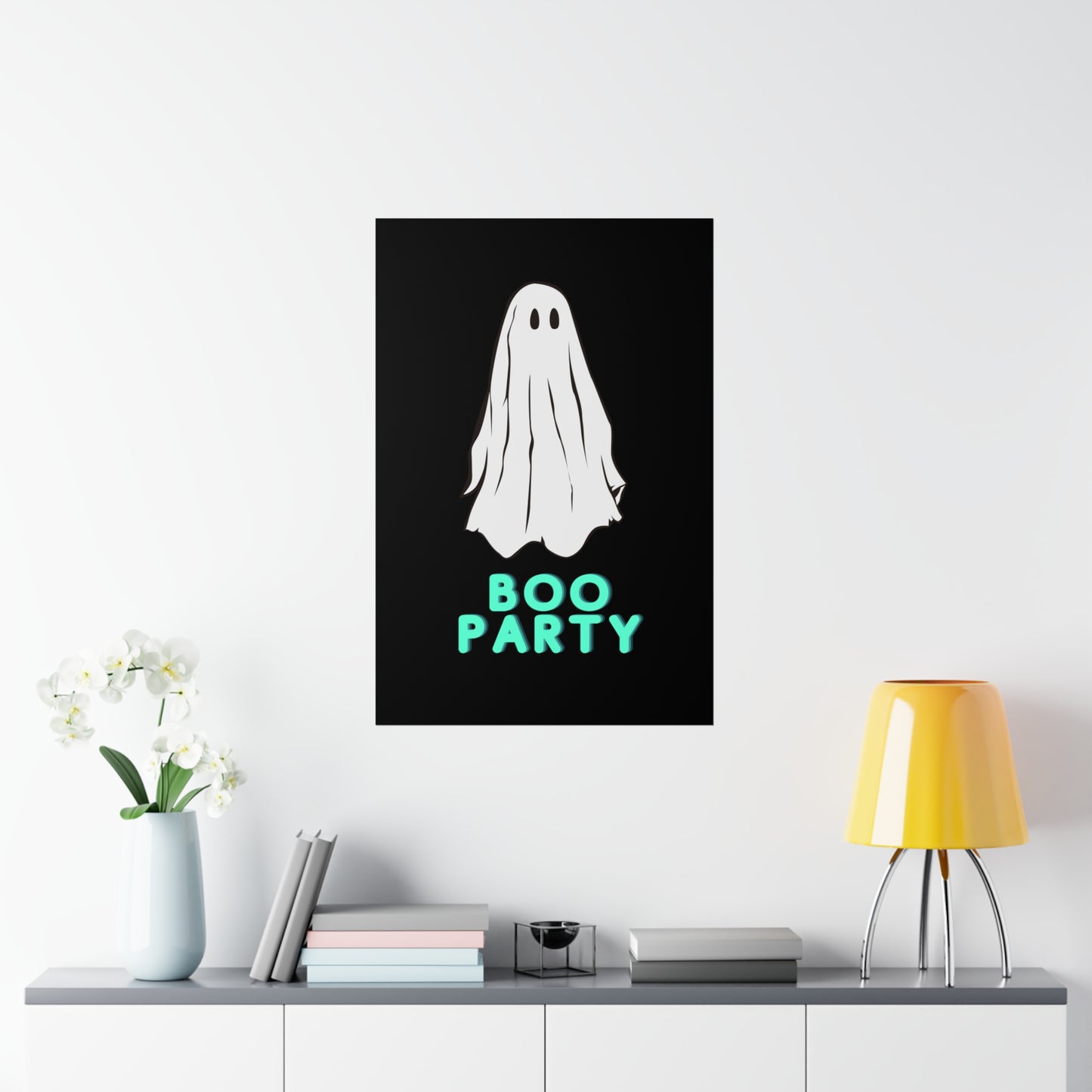 Halloween Ghost Poster - Halloween Art - Halloween Wall Decor - Halloween Poster - Ghost Poster