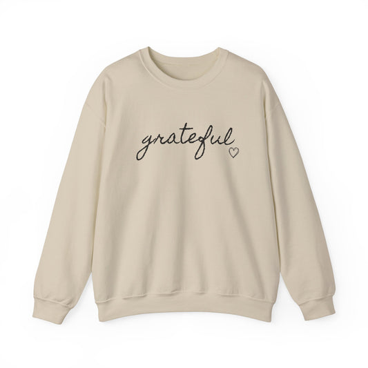 Grateful Sweatshirt, Cozy Sweatshirt, Graphic Sweatshirt, Slouchy Sweatshirt, Cute Sweatshirt, Trendy Sweatshirt, Women's Sweatshirt