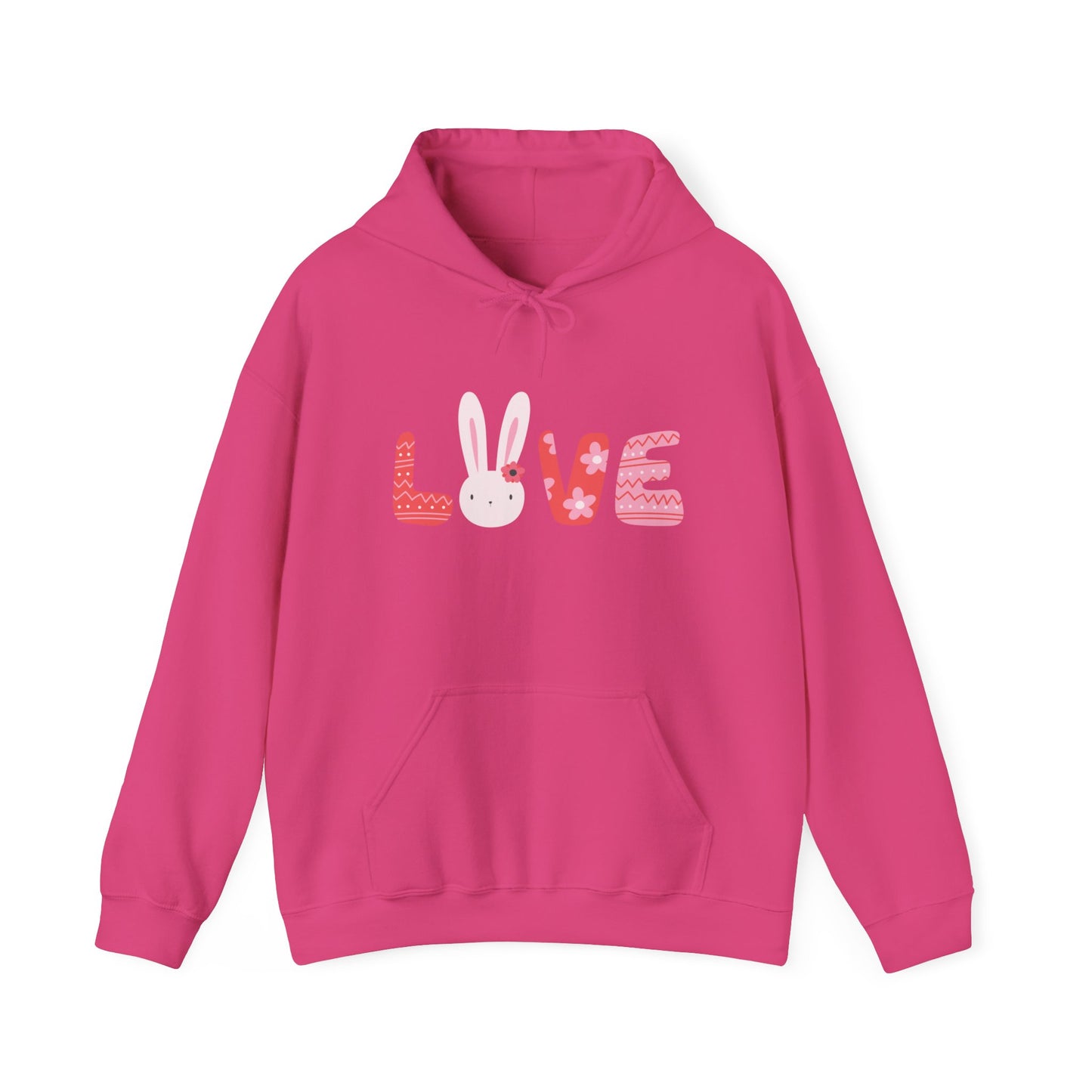 Easter Love Hooded Sweatshirt, Love Sweatshirt, Funny Easter Day Gift, Easter Day Apparel, Happy Easter Sweatshirt For Women, Egg Hunter