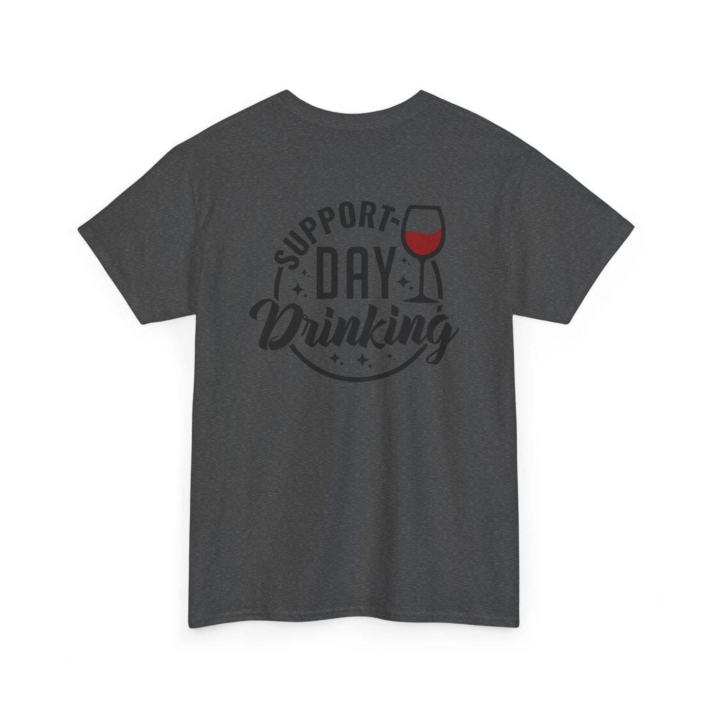 Support Day Drinking Graphic Tee - Cheers to Summer Sunrise Cocktails, Funny Support Day Drinking Tshirt - Novelty Tee for Happy Hour Lovers