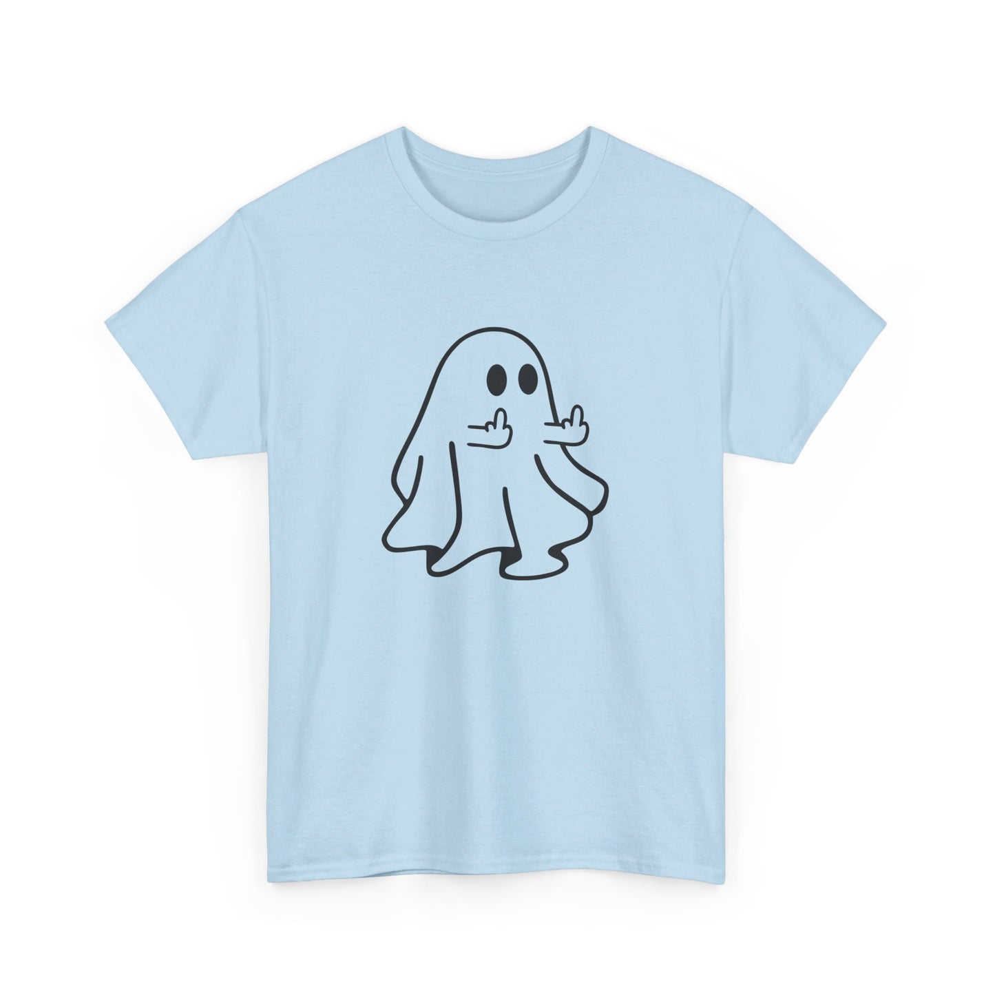 Ghost Middle Finger shirt, Halloween Crewneck, Halloween Ghost Hoodie, Spooky Season