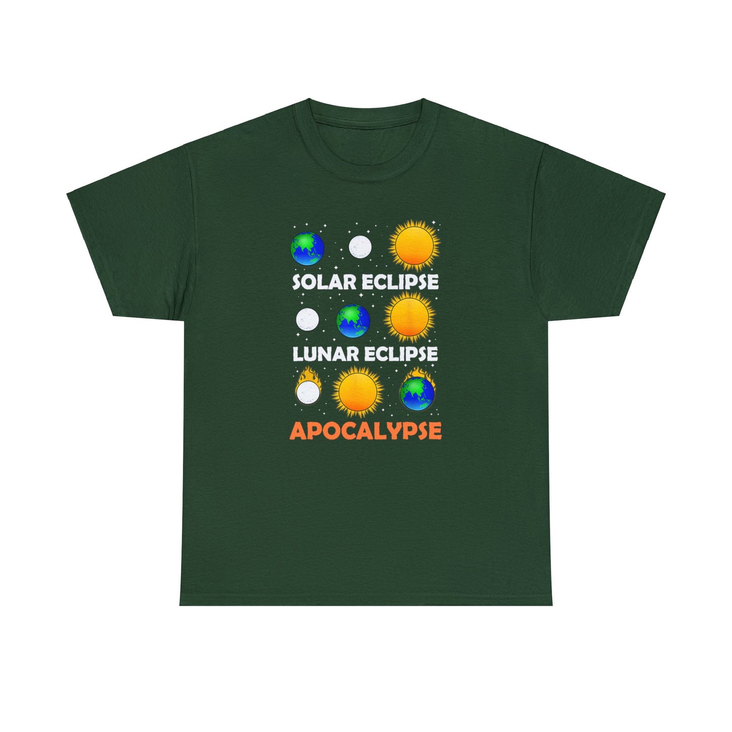 Saractic Eclipse Apocalypse 2024 Shirt - A Cosmic Comedy Unleashed, Total Solar Eclipse 2024 Shirt, America Totality, Moon Astronomy, Eclipse 2024