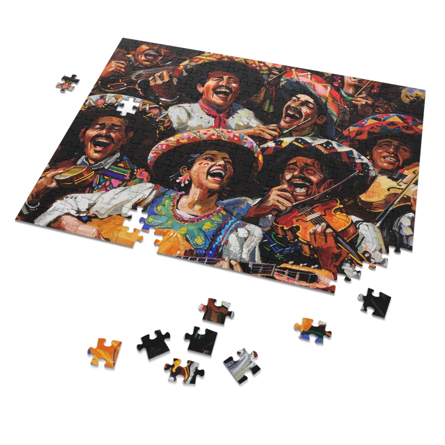 Cinco de Mayo Mariachi Band Puzzle - Fun and Festive Activity, Colorful Puzzle Perfect for Celebration, 30, 110, 252, 500, and 1000-piece