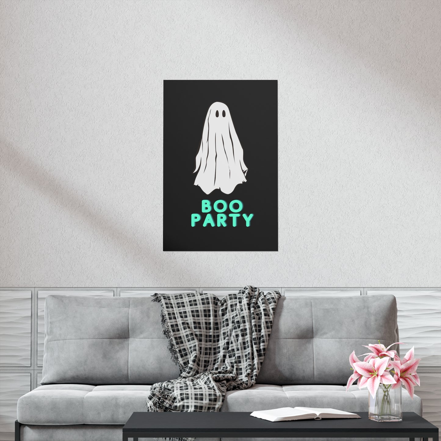 Halloween Ghost Poster - Halloween Art - Halloween Wall Decor - Halloween Poster - Ghost Poster