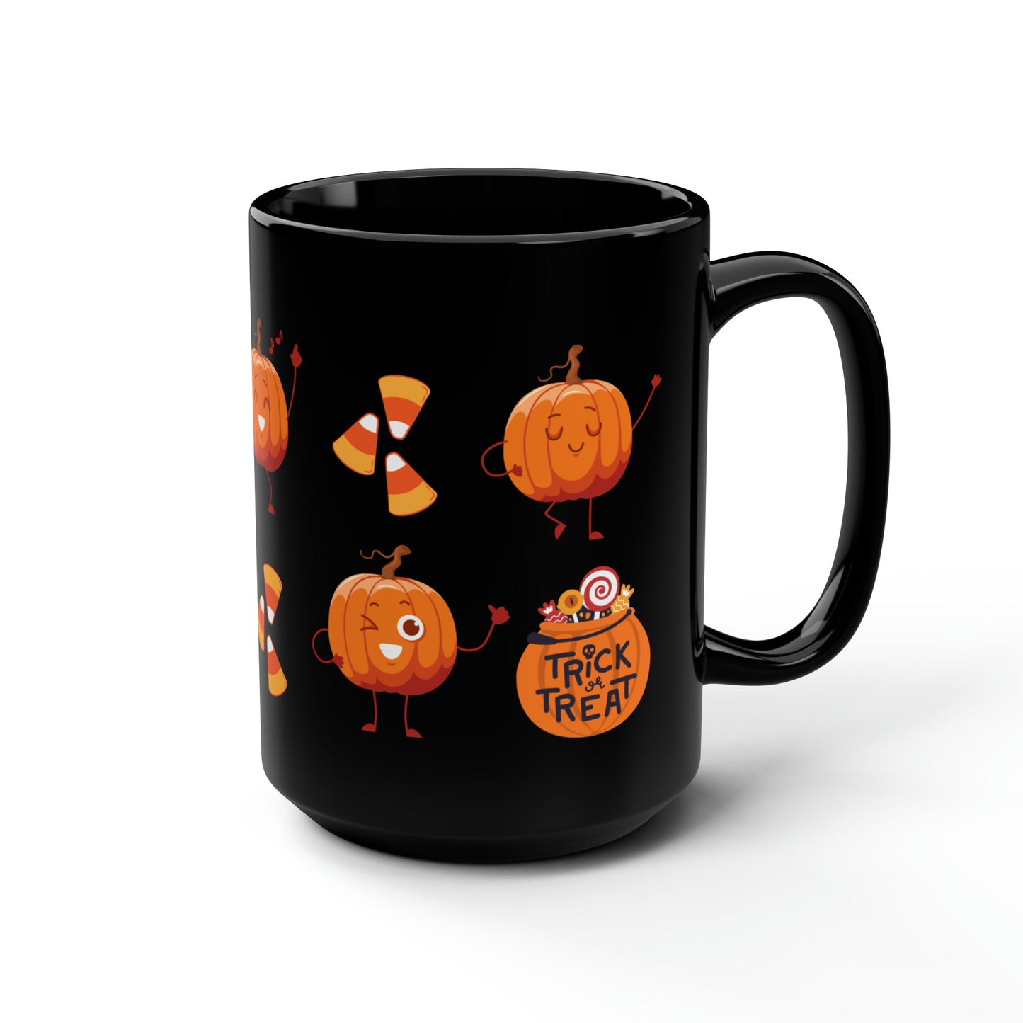 Halloween Mug - Funny Coffee Mug - Ceramic Mug - Gift for Him - Gift for Her - Black Mug, 15oz