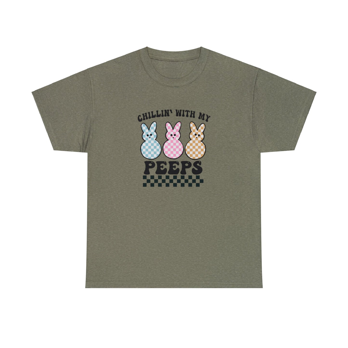 Chillin With My Peeps shirt, Cute Easter Peeps Shirt, Trendy Easter Day Outfit, Peeps Holiday Shirt, Easter Family shirt, Fun Easter Tee