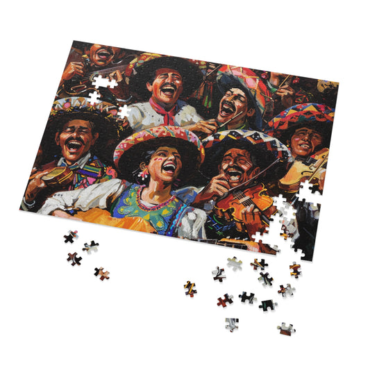 Cinco de Mayo Mariachi Band Puzzle - Fun and Festive Activity, Colorful Puzzle Perfect for Celebration, 30, 110, 252, 500, and 1000-piece