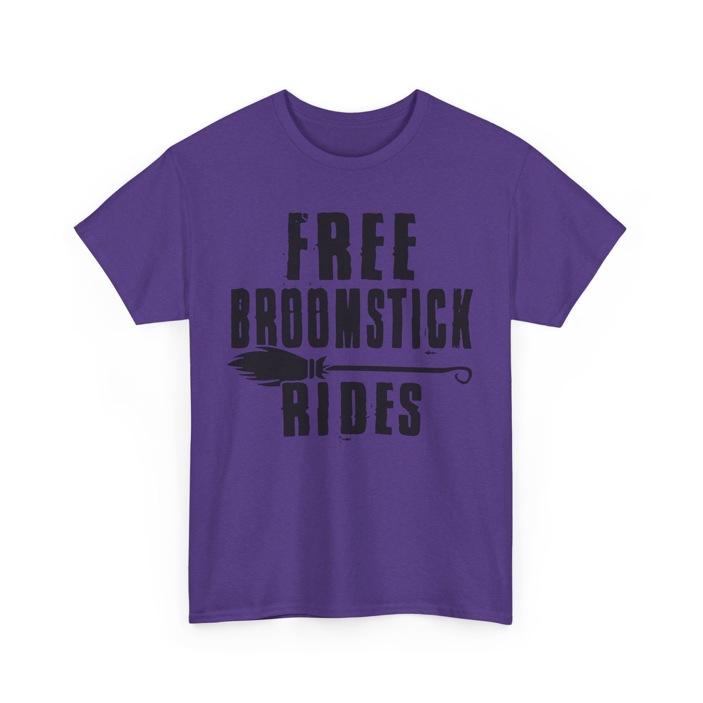 Free Broomstick Rides Tshirt, Unique Halloween Tee: Sarcastic 'Free Broomstick Rides' Shirt for Lovers of Sarcasm