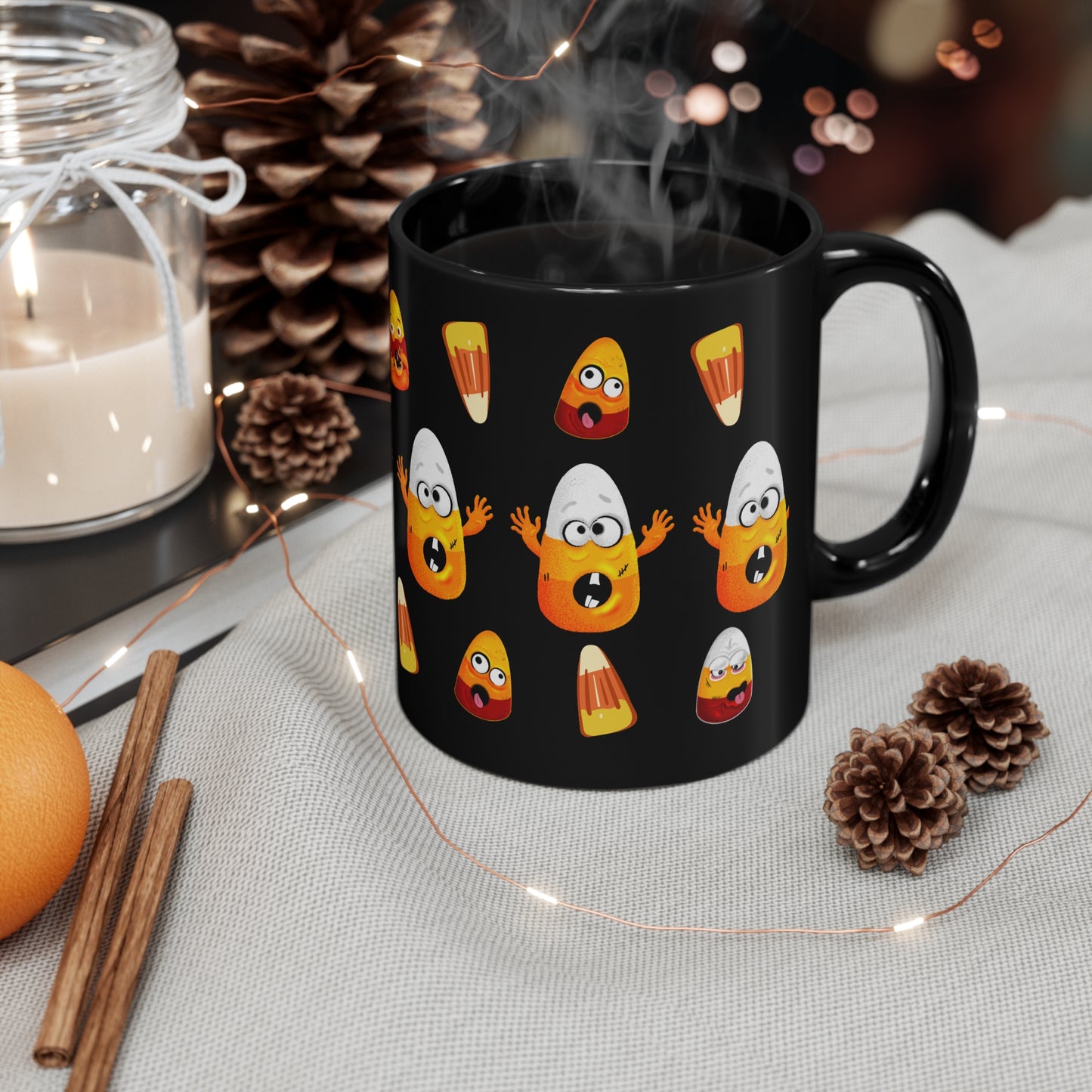 Halloween Mug - Funny Coffee Mug - Ceramic Mug - Gift for Him - Gift for Her - 11oz Black Mug