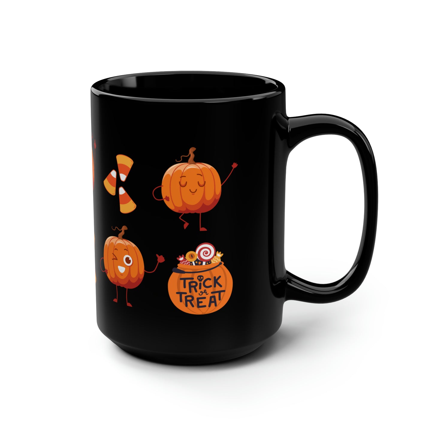 Halloween Mug - Funny Coffee Mug - Ceramic Mug - Gift for Him - Gift for Her - Black Mug, 15oz