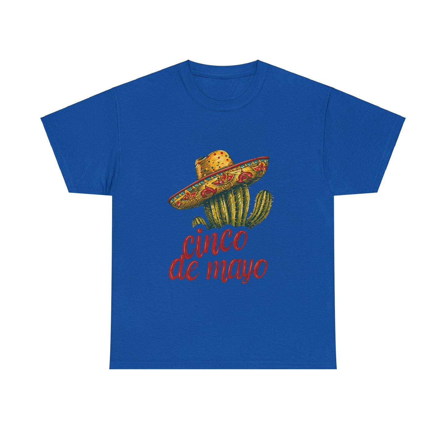 Cactus Chic: Cinco de Mayo Shirt with a Whimsical Sombrero, Celebrate in Style, Cinco de Mayo Cactus Sombrero Shirt