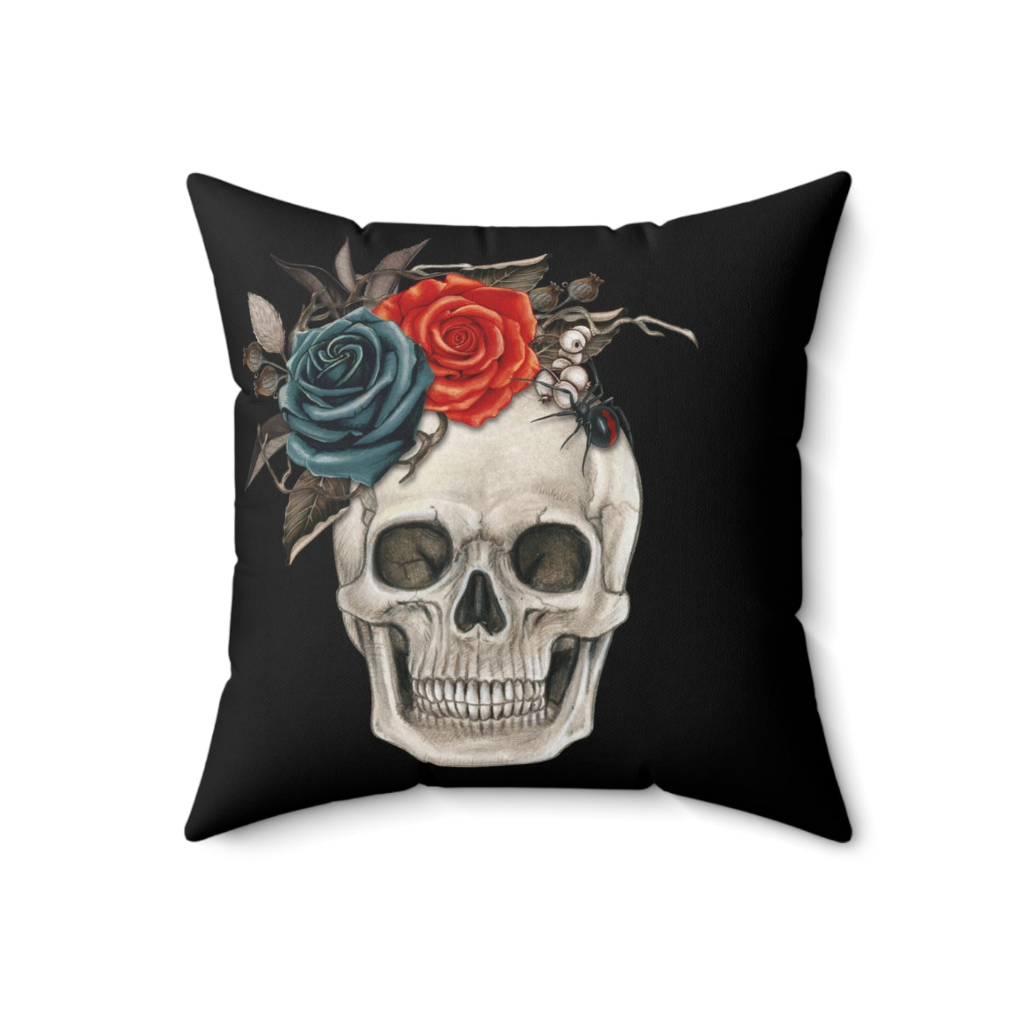 Halloween Pillow - Halloween Throw Pillow - Halloween Fall Pillow - Fall Pillow - Skeleton Pillow