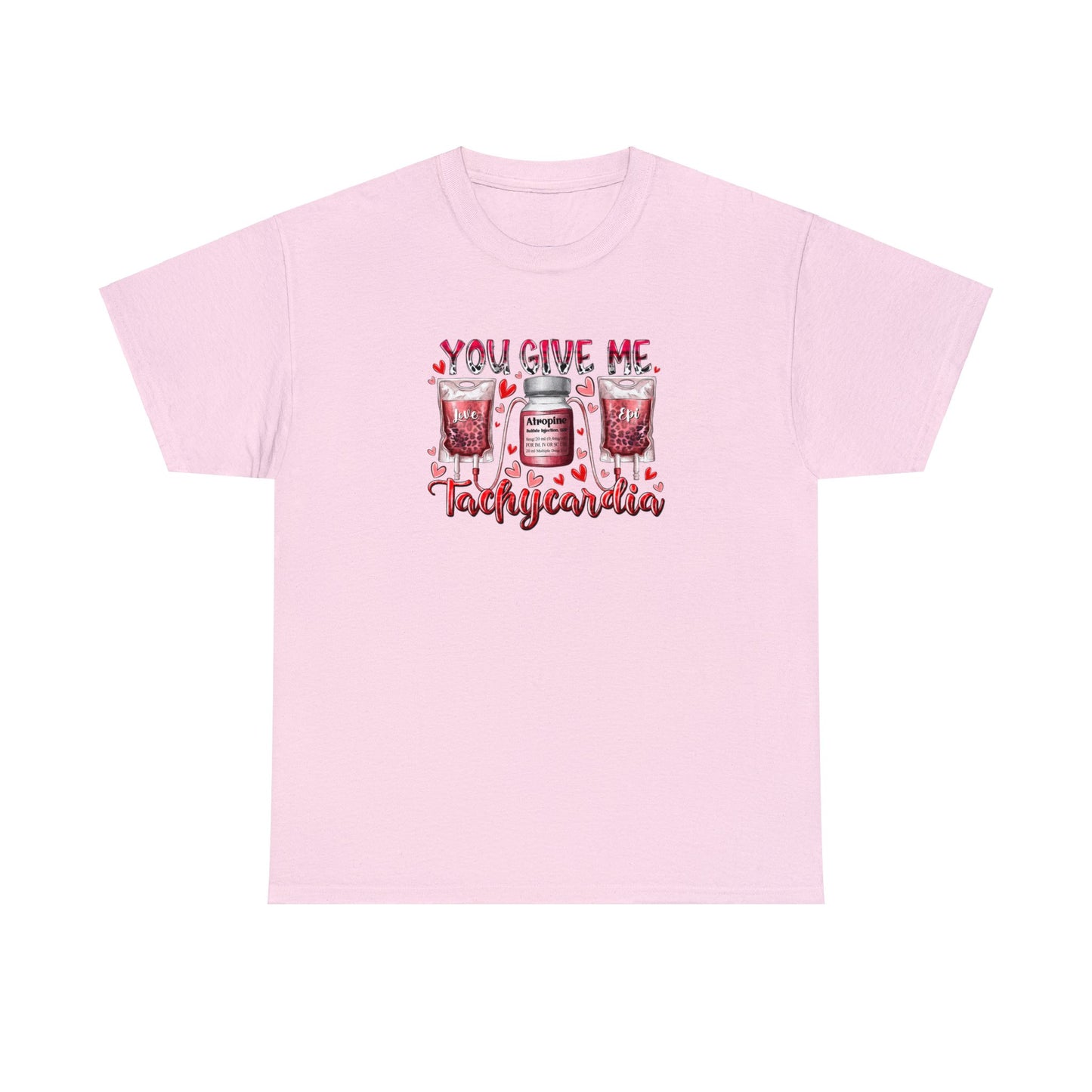 You Give Me Tachycardia Valentine Shirt, Nurse Valentine Shirt & Sweatshirt Set, Nurse Love Shirt, Nursing Shirt, Valentine Nurse Gift