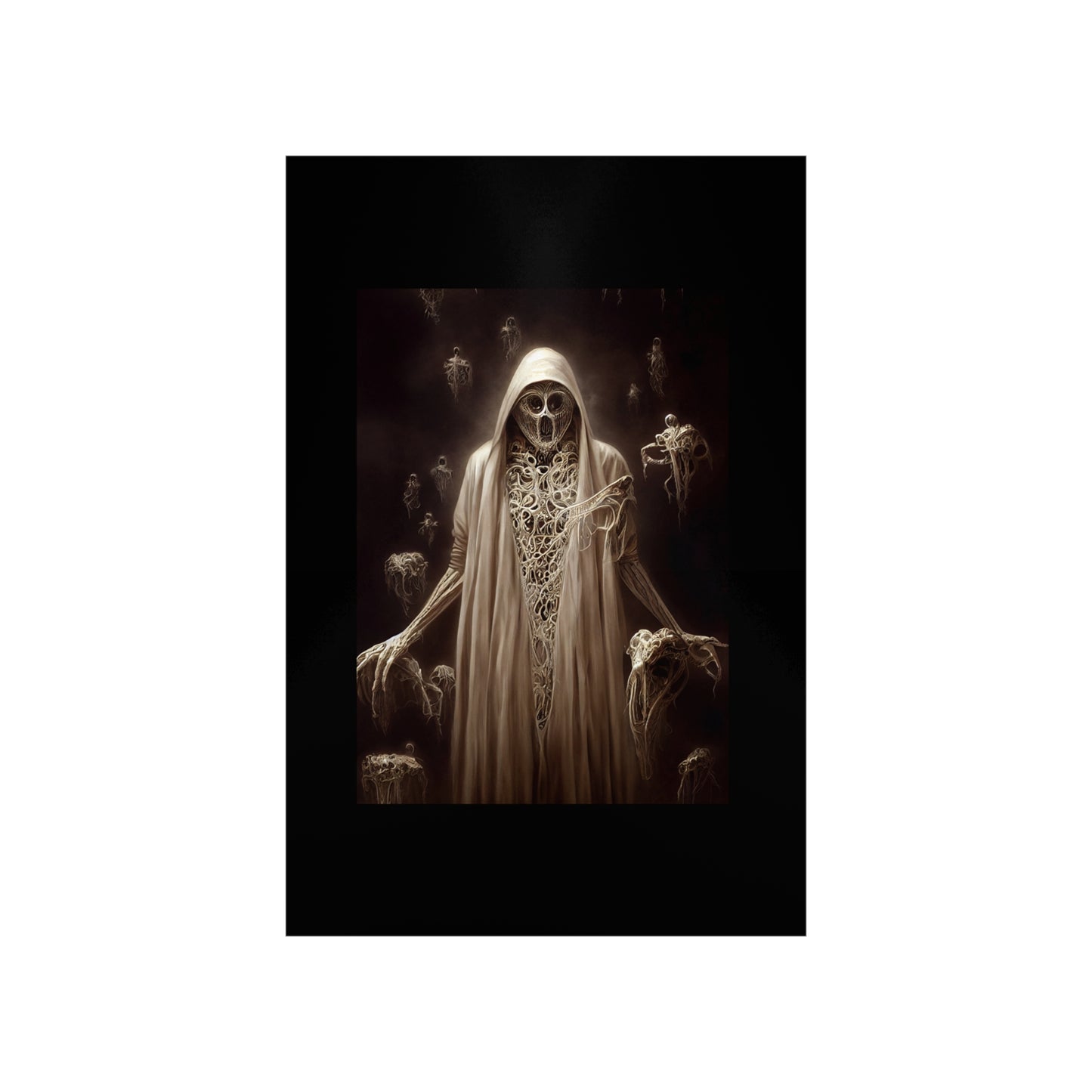 Halloween Ghost Poster - Halloween Art - Halloween Wall Decor - Halloween Poster - Ghost Poster