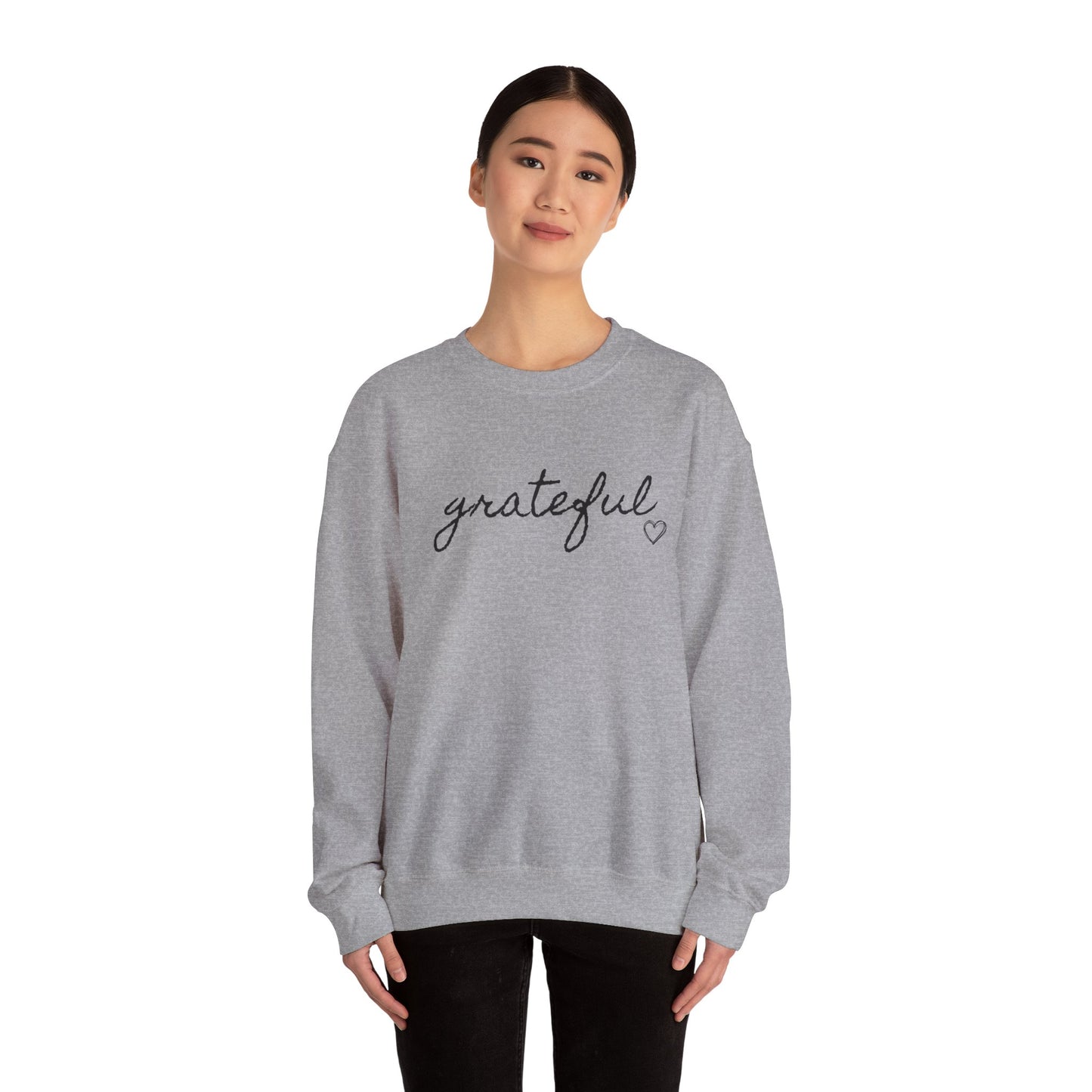 Grateful Sweatshirt, Cozy Sweatshirt, Graphic Sweatshirt, Slouchy Sweatshirt, Cute Sweatshirt, Trendy Sweatshirt, Women's Sweatshirt