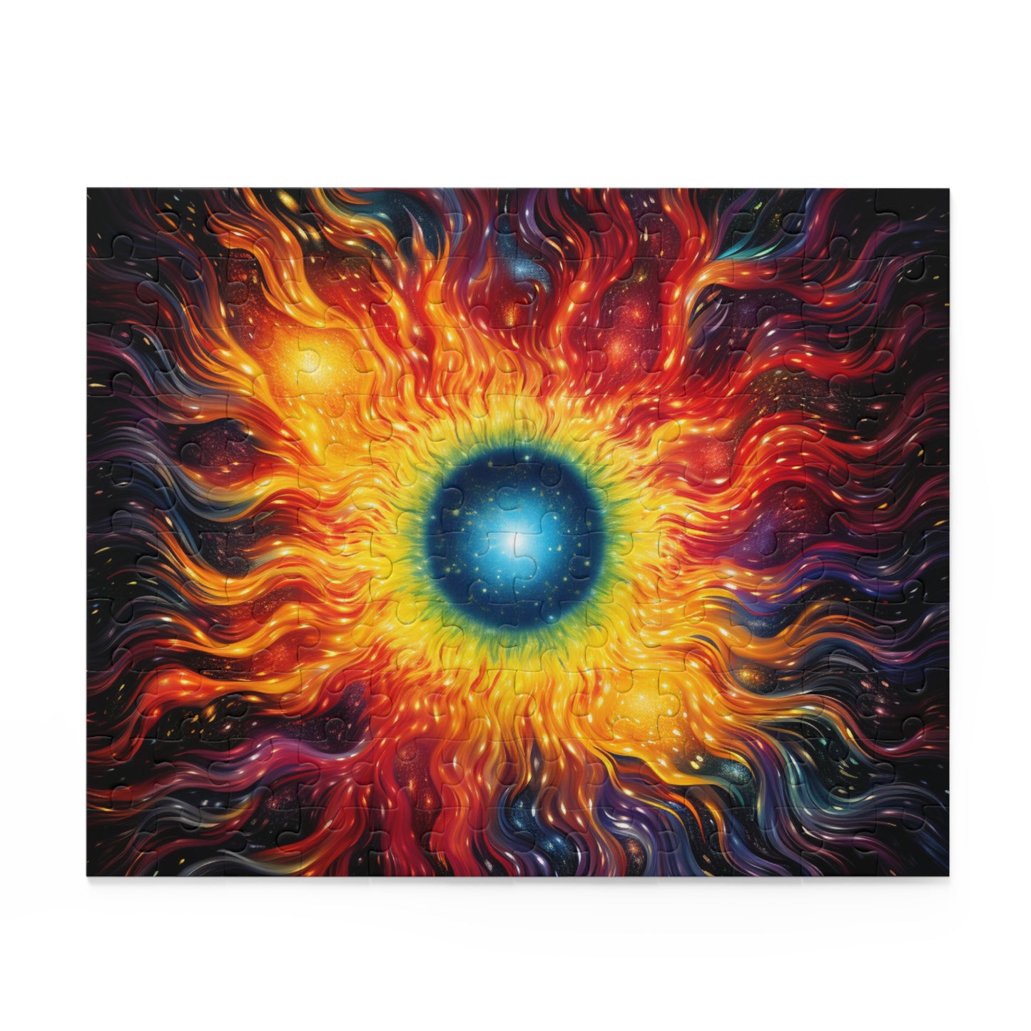 Handmade Nebula Exploding in Paint Puzzle - Unique Space Jigsaw Puzzle, Galaxy Inspired Puzzle - Nebula Exploding in Paint Art Puzzle