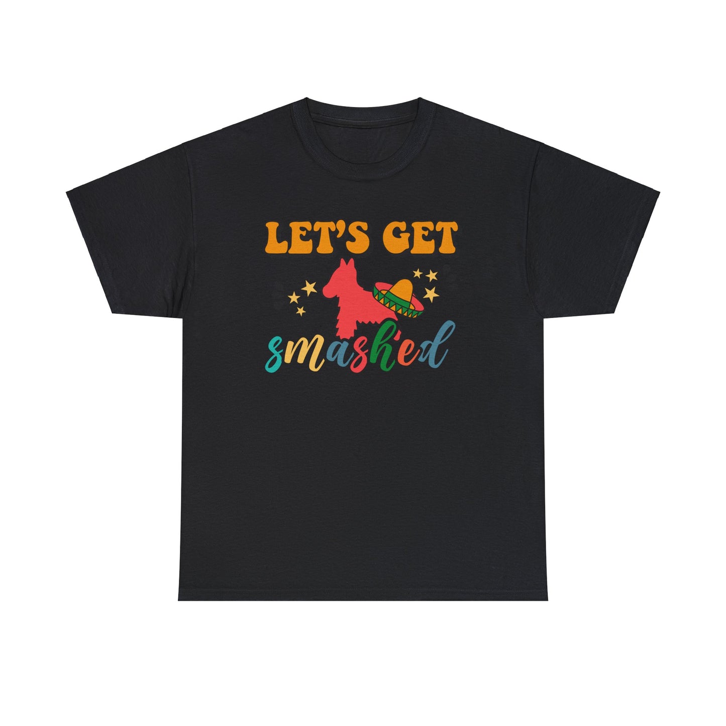 Let's Get Smashed Cinco de Mayo Tshirt, Funny Pinata Tee for Fiesta Lovers, Party Shirt, Let's Get Smashed Tee with Pinata Design