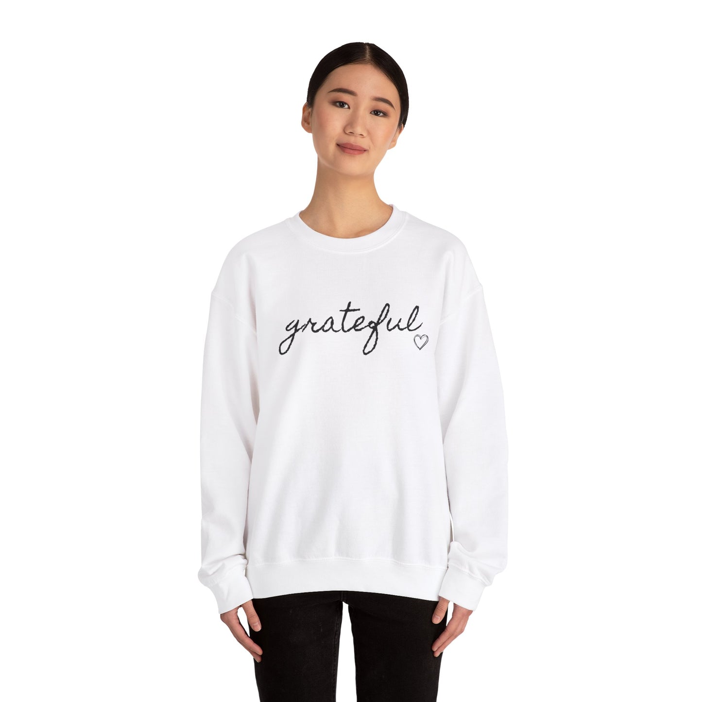 Grateful Sweatshirt, Cozy Sweatshirt, Graphic Sweatshirt, Slouchy Sweatshirt, Cute Sweatshirt, Trendy Sweatshirt, Women's Sweatshirt