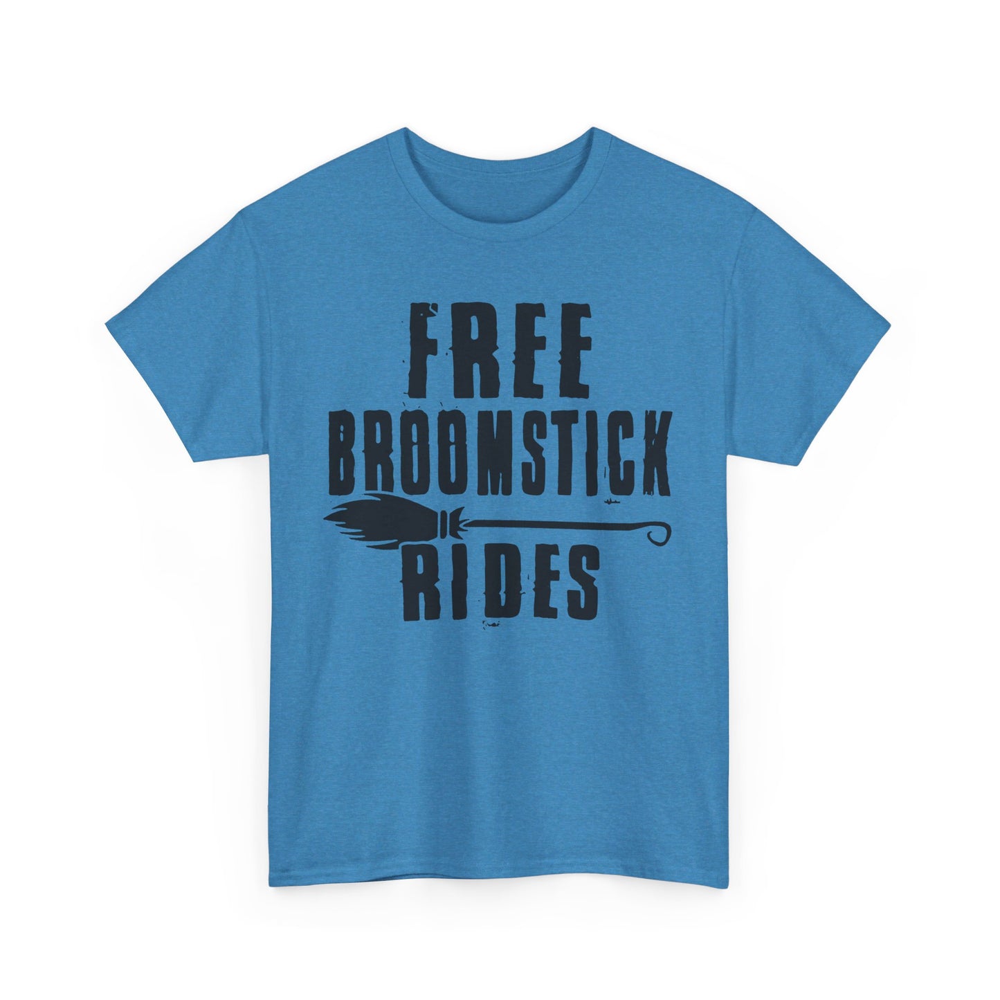 Free Broomstick Rides Tshirt, Unique Halloween Tee: Sarcastic 'Free Broomstick Rides' Shirt for Lovers of Sarcasm