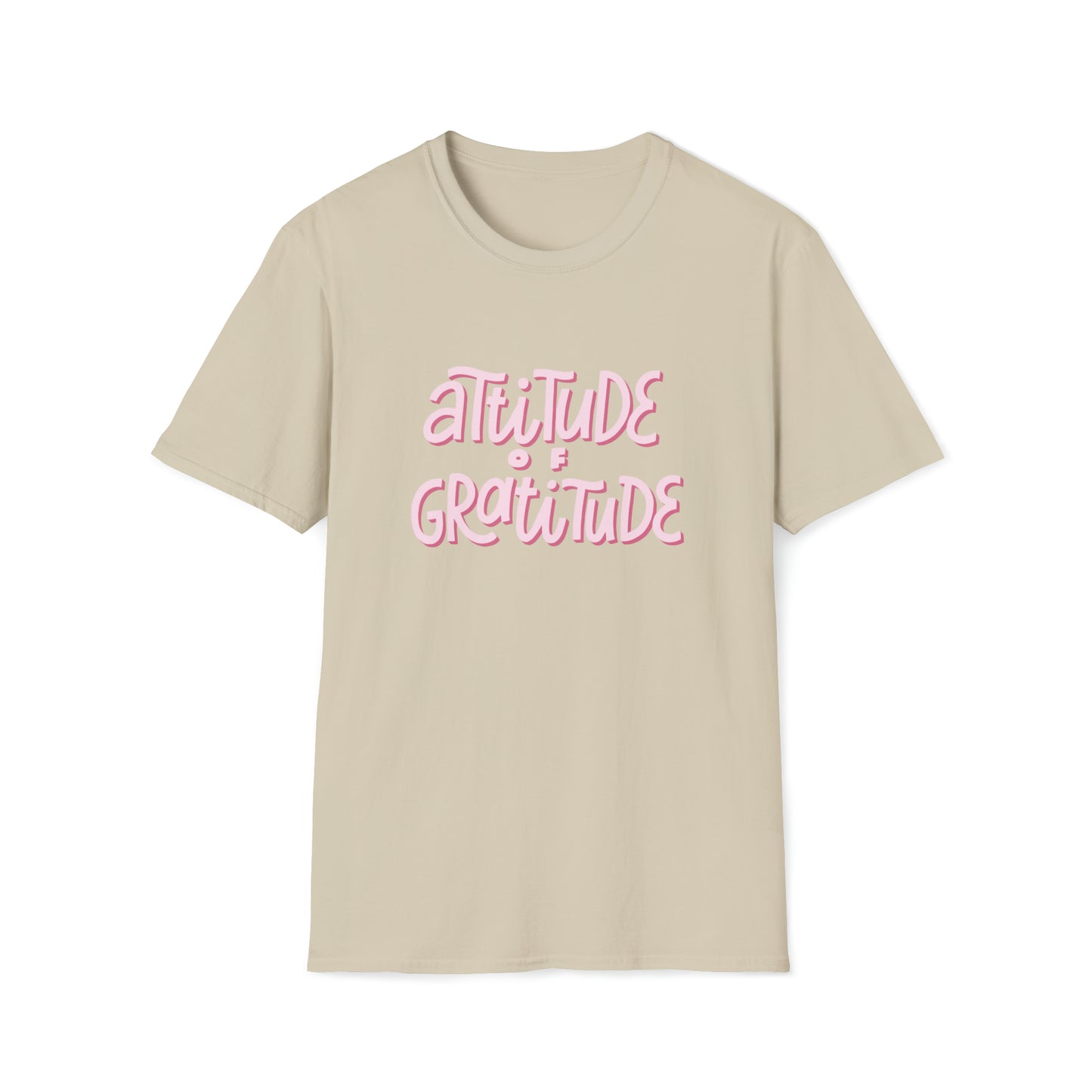 Attitude Of Gratitude Shirt, Funny Attitude Shirt | Womens Graphic Tee | Workout Shirt | Basic Retro Shirt | Attitude Tee