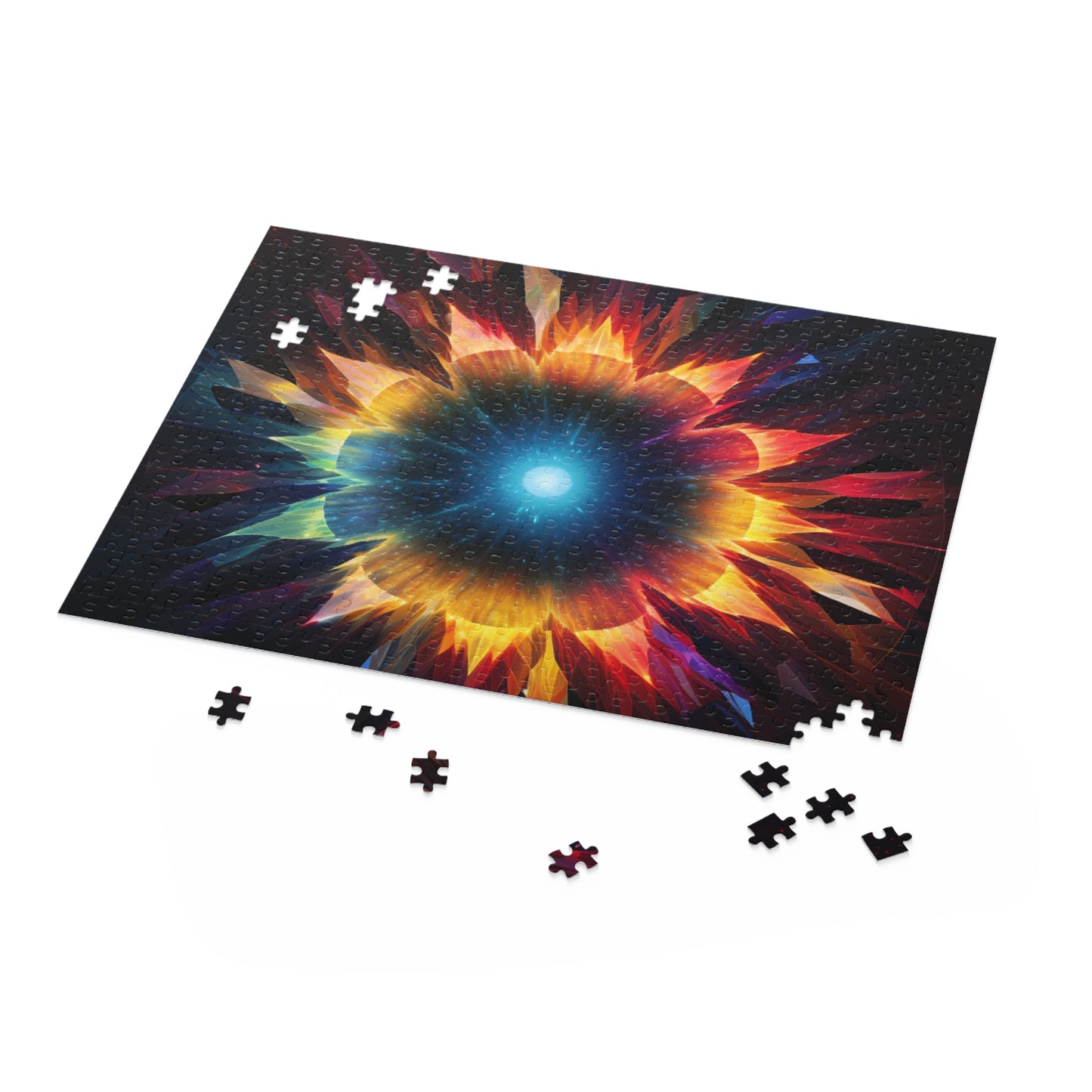 Colorful Nebula Explosion in Space Puzzle, Mindful Activity, Galactic Nebula Explosion Space Puzzle, Perfect Gift for Astronomy Lovers