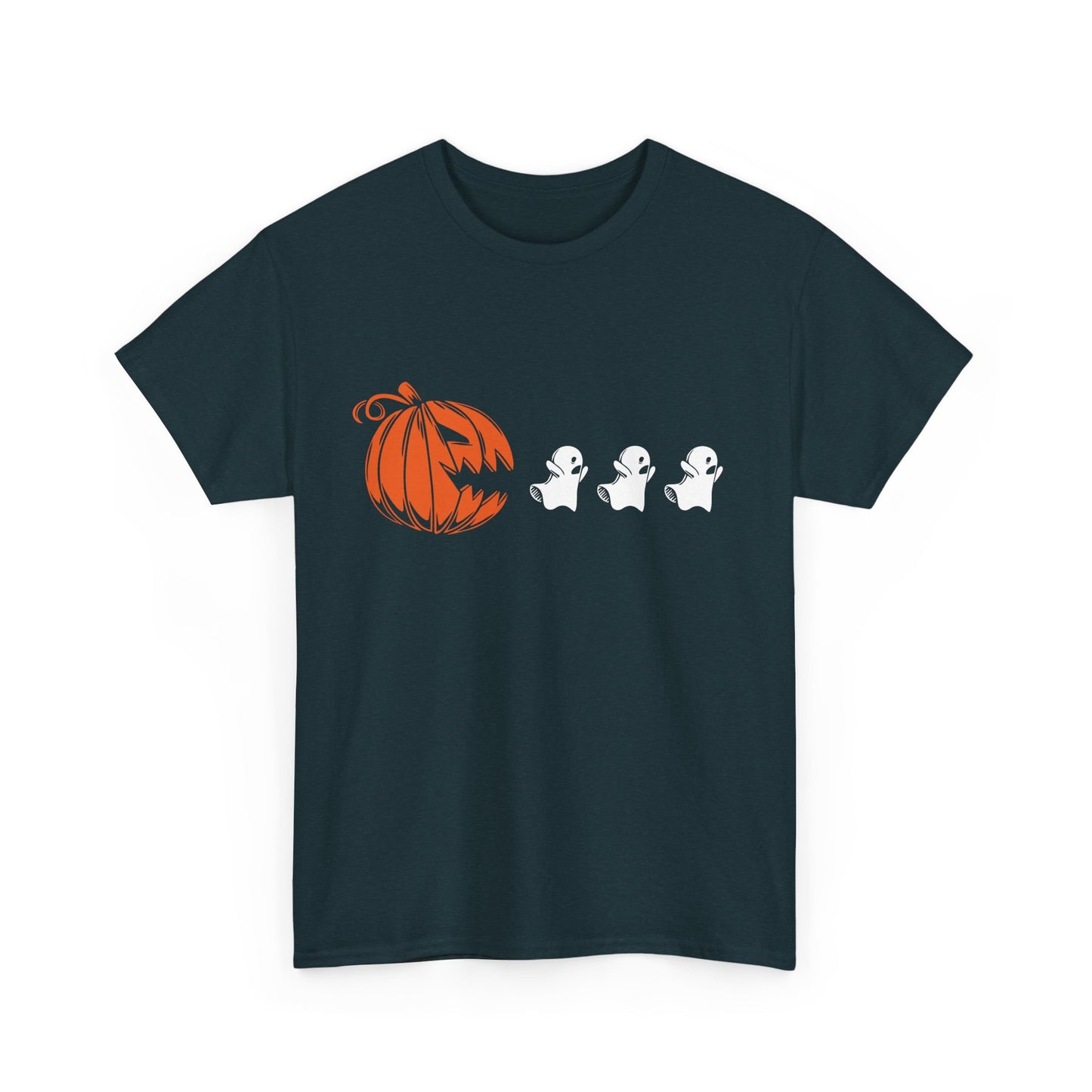 Jack O Lantern Shirt, Halloween Ghost Necklace, Spooky Shirt, Pumpkin Sweater, Scary Tee Shirt, Creepy Shirt, Fall Shirt