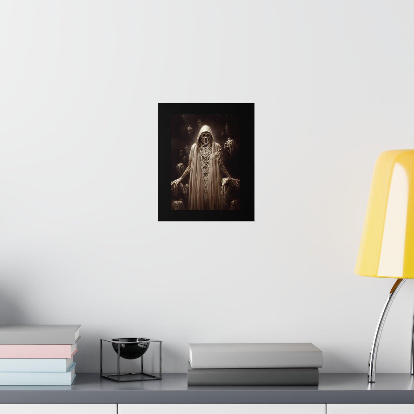 Halloween Ghost Poster - Halloween Art - Halloween Wall Decor - Halloween Poster - Ghost Poster