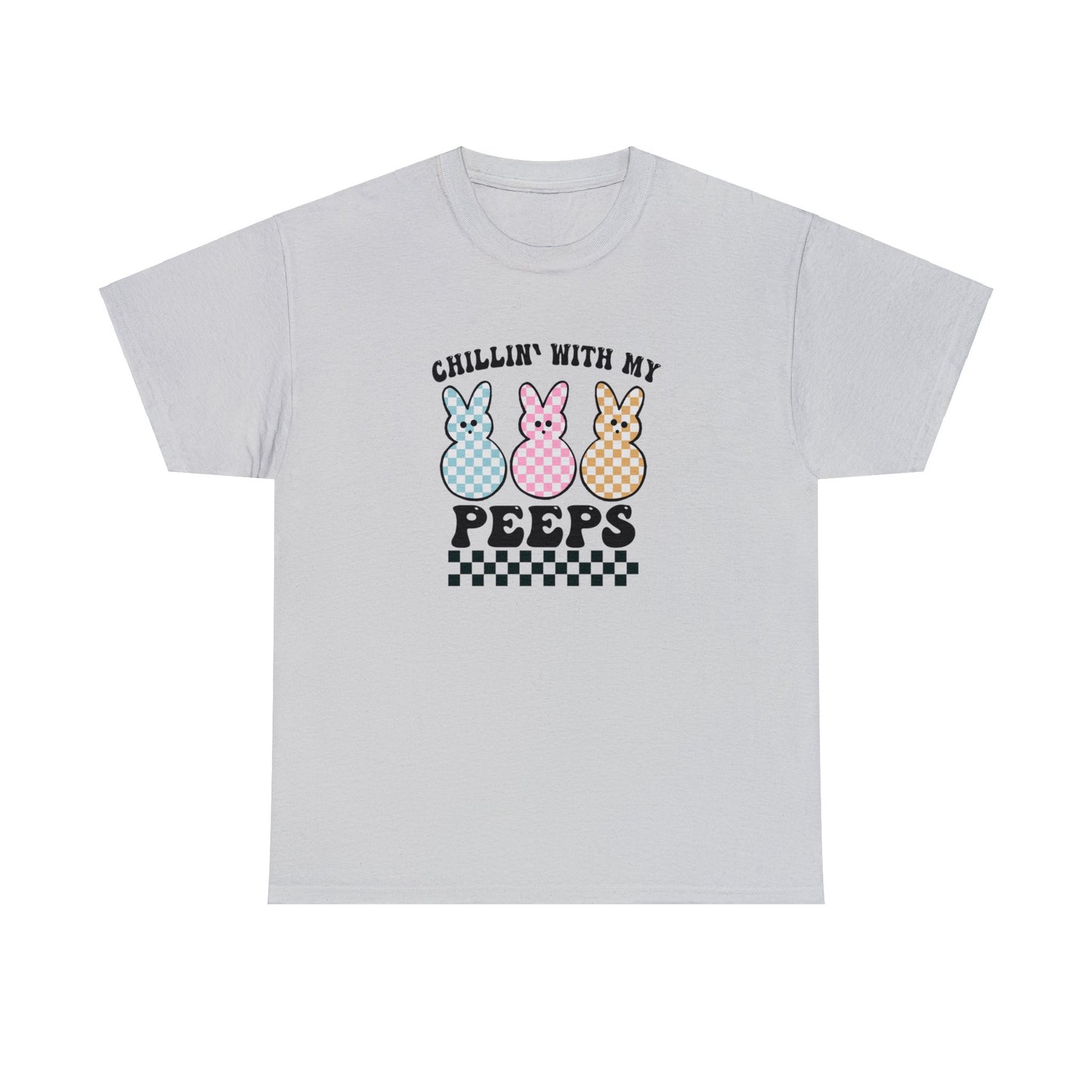 Chillin With My Peeps shirt, Cute Easter Peeps Shirt, Trendy Easter Day Outfit, Peeps Holiday Shirt, Easter Family shirt, Fun Easter Tee