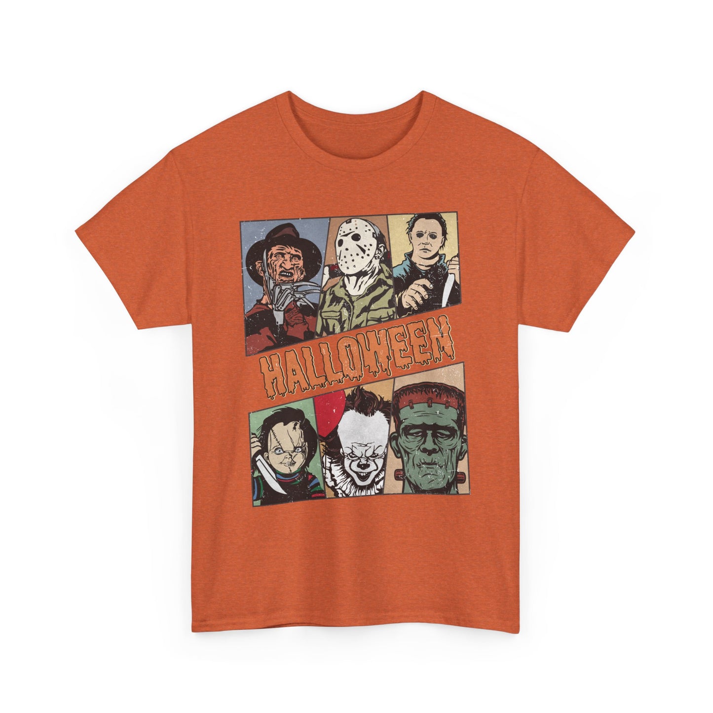 Retro Halloween Classic Shirt, Classic Horror tshirt, Vintage Frankenstein Michael Myers Halloween Shirt, Monster Tee, Retro Shirt Halloween