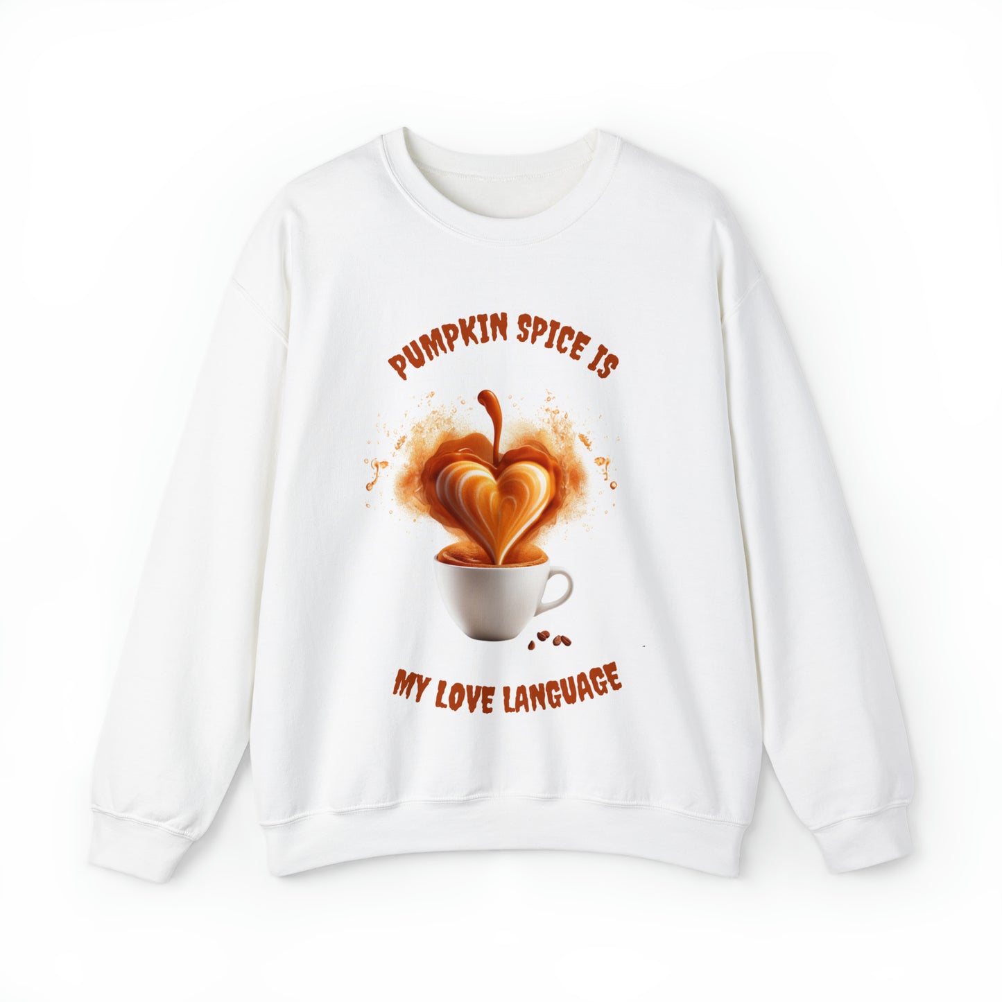 Pumpkin Spice is My Love Language, Retro Sweatshirt, Cute Sweatshirt, Halloween Sweatshirt, Womens' Halloween, Spooky Sweatshirt, Halloween