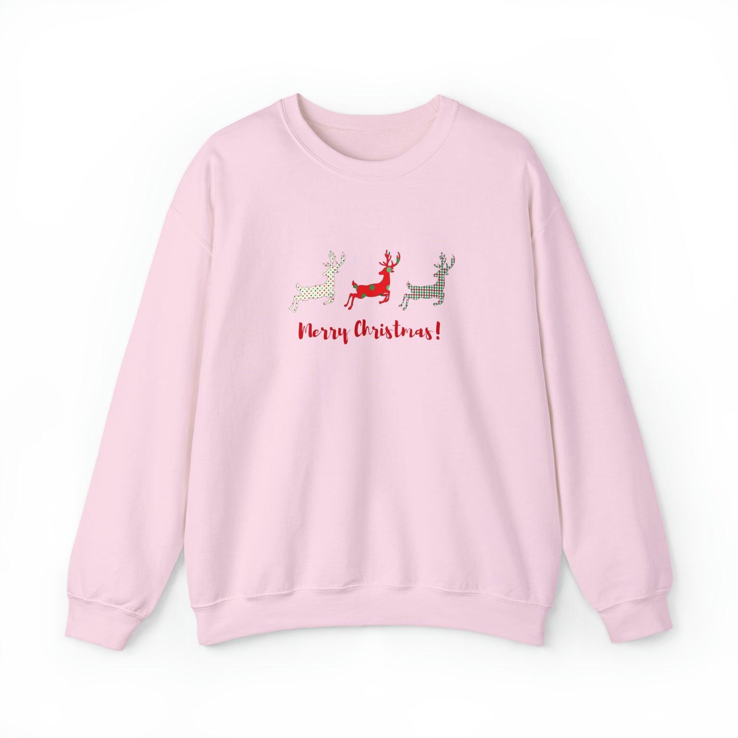 Buffalo Plaid Reindeer Merry Christmas Sweatshirt,Reindeer Shirt,Peeping Reindeer Shirt,Merry Christmas Shirt,Christmas Family Shirt,Xmas Shirt