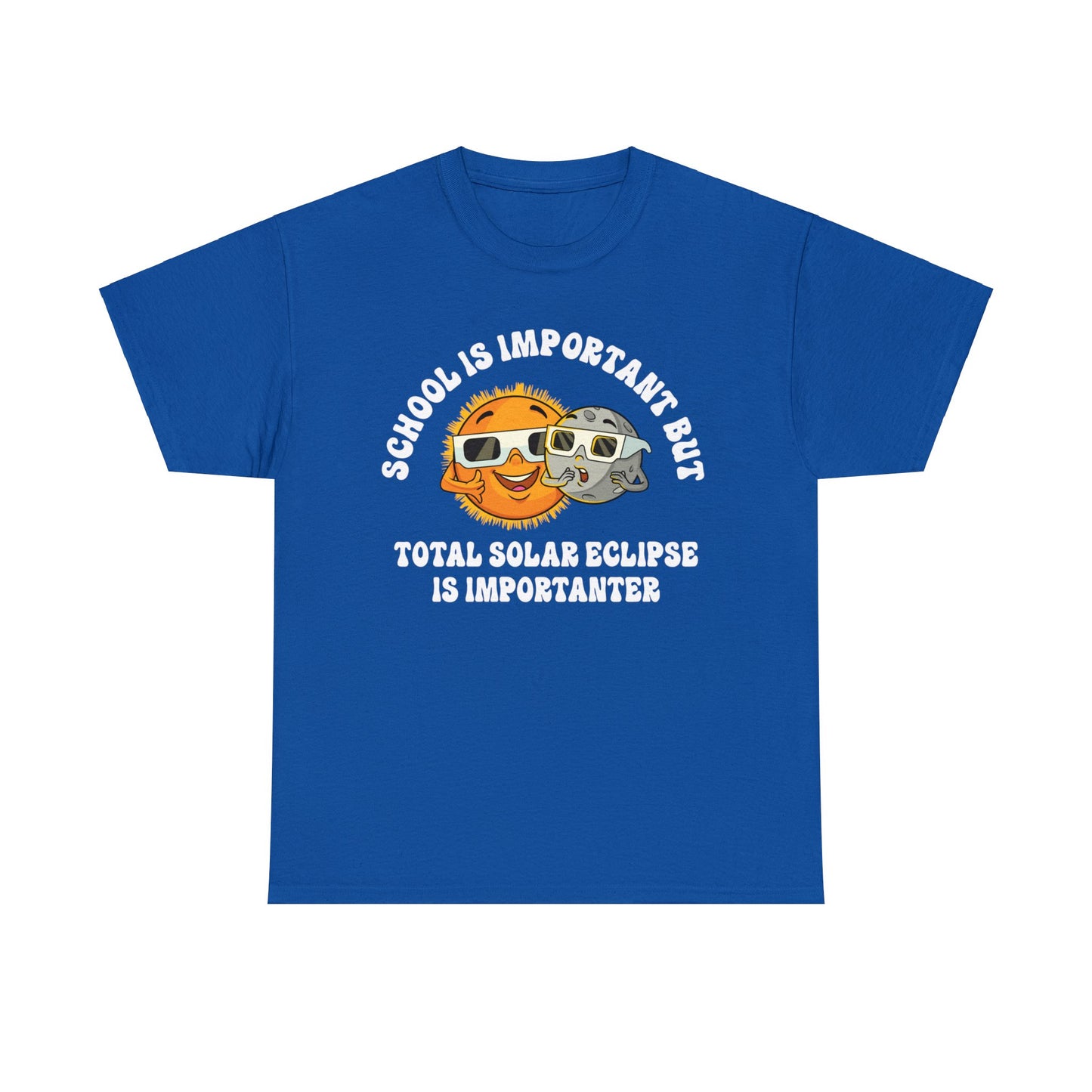 School is Important but Total Solar Eclipse is Importanter Tee, Total Solar Eclipse Sarcastic Shirt, Gift for Science Enthusiasts, Space Tee