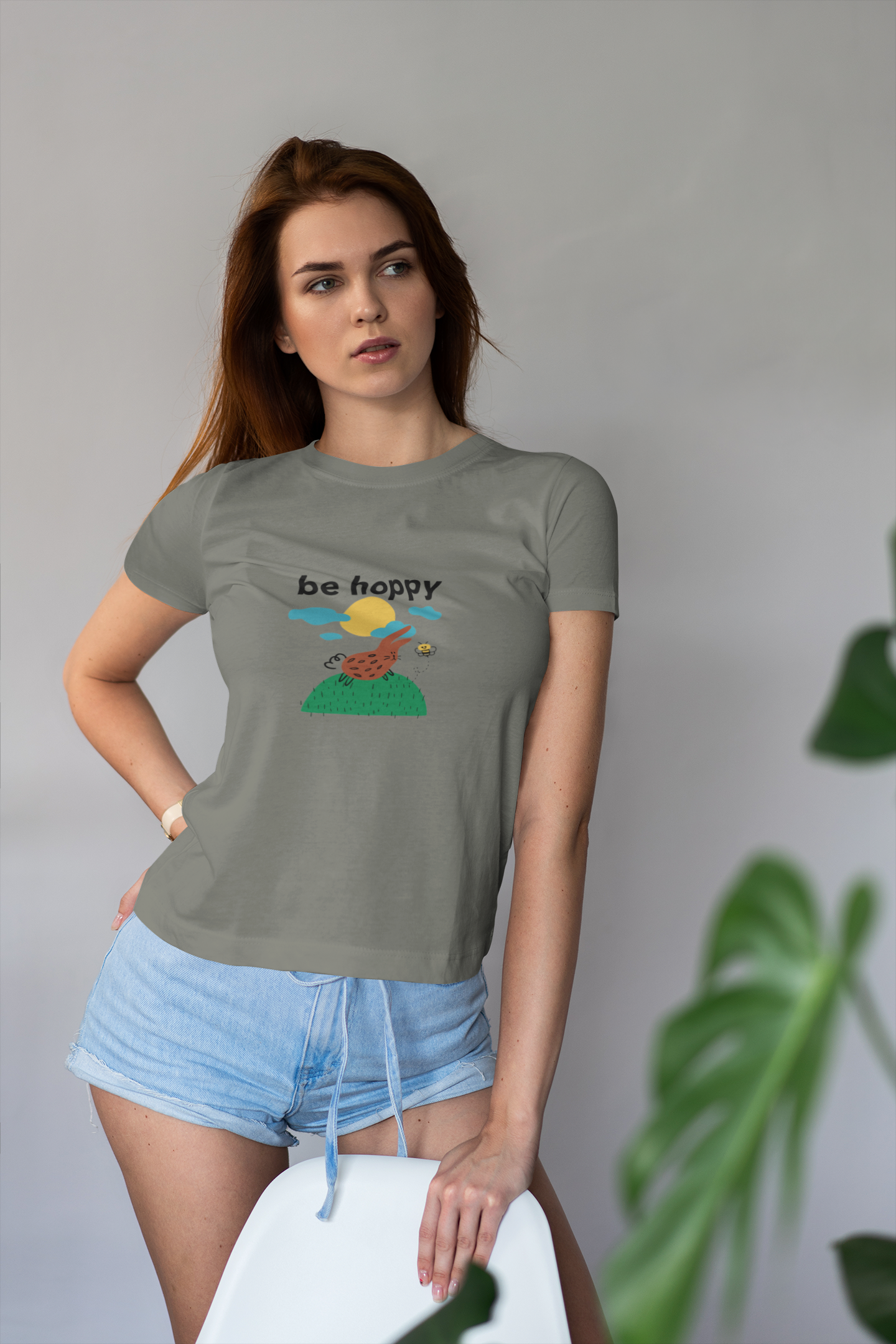 Be Hoppy Tshirt, Happy Easter Shirt,Womens Easter Shirt,Easter Day,Easter Bunny Shirt,Easter Family Shirt,Easter Matching Shirt,Easter Shirt