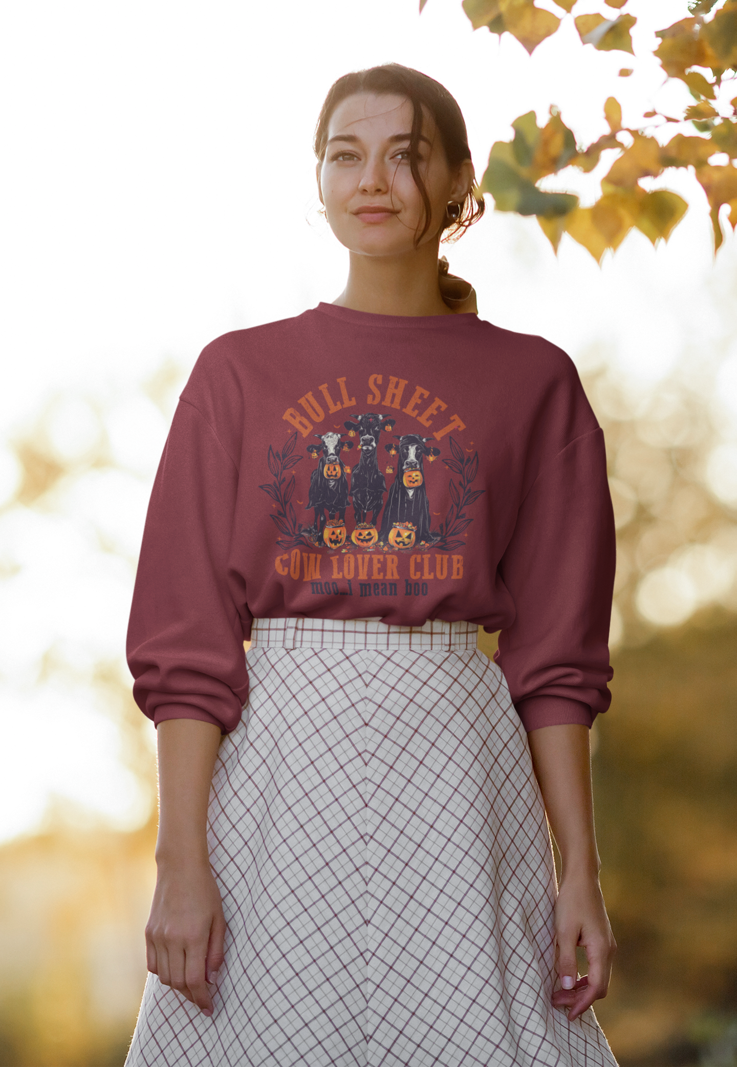 Bull Sheet Cow Lover Club Sweatshirt, Cozy Comfort with a Playful Twist