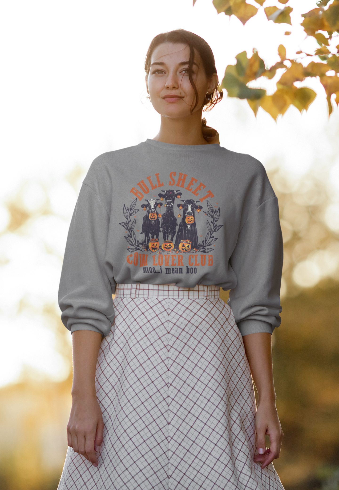 Bull Sheet Cow Lover Club Sweatshirt, Cozy Comfort with a Playful Twist