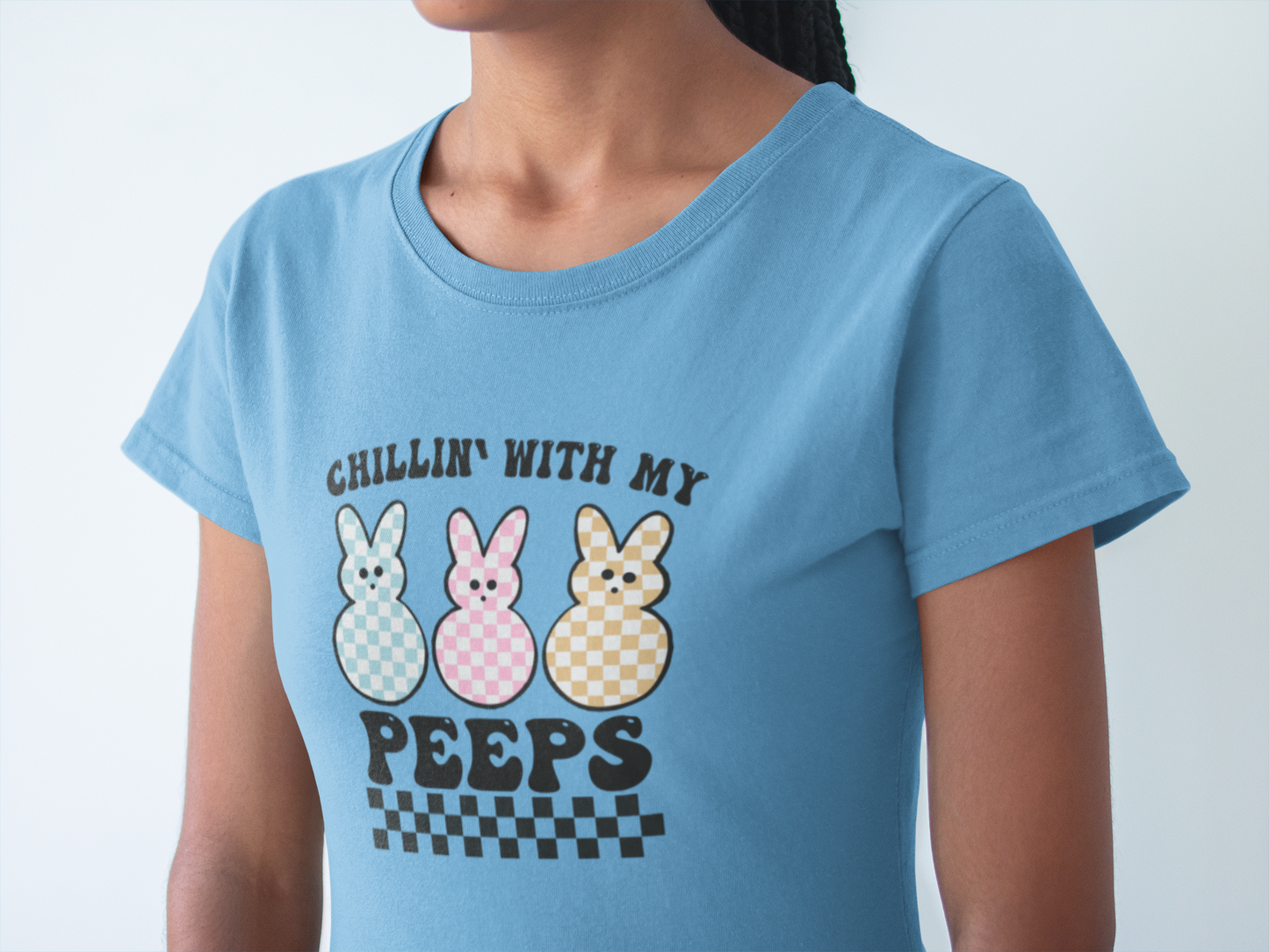 Chillin With My Peeps shirt, Cute Easter Peeps Shirt, Trendy Easter Day Outfit, Peeps Holiday Shirt, Easter Family shirt, Fun Easter Tee