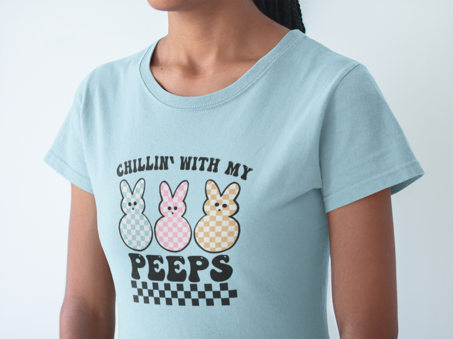 Chillin With My Peeps shirt, Cute Easter Peeps Shirt, Trendy Easter Day Outfit, Peeps Holiday Shirt, Easter Family shirt, Fun Easter Tee